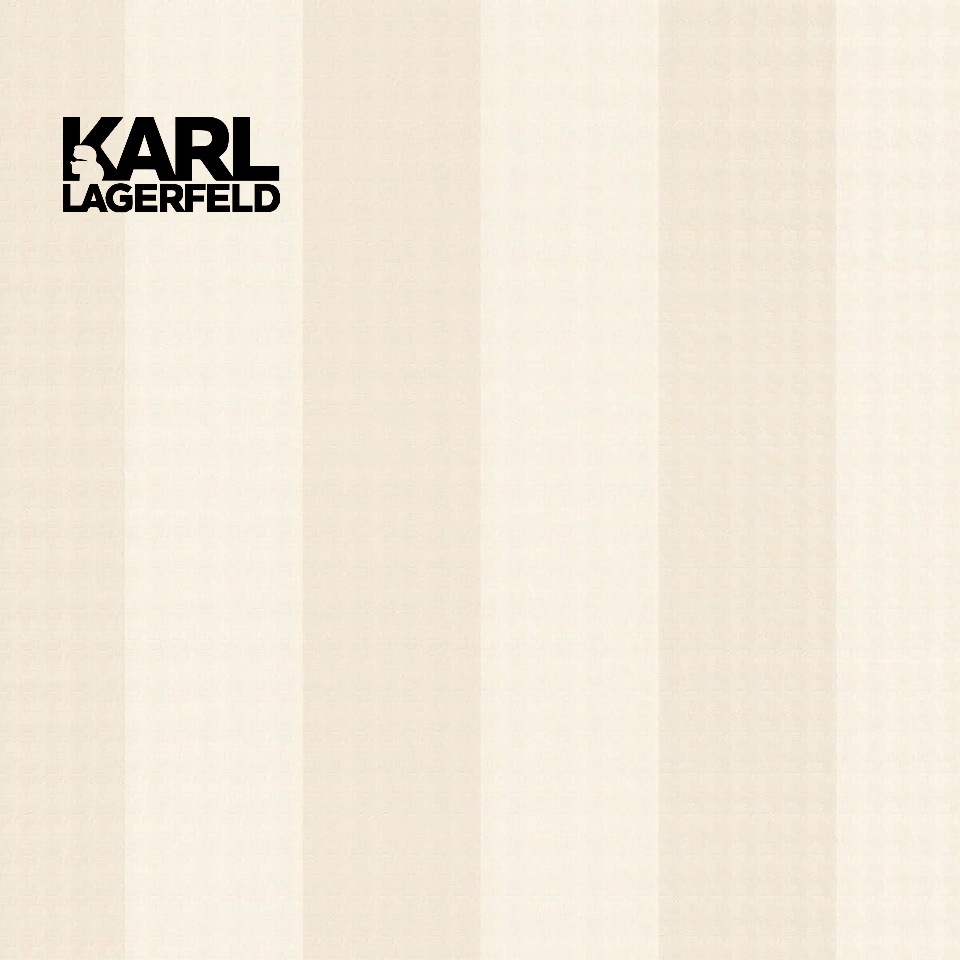 5,32mq Rotolo Carta da Parati griffata KARL LAGERFELD in TNT a rilievo multigloss PREMIUM 10,05x0,53mt cod. 37849-5 - Eternal Parquet