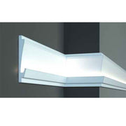 €9,99 a barra *** STOCK *** Pacco da 12 barre di cornice XPS  Con alloggio LED 25X180x1150 KD404 - Eternal Parquet