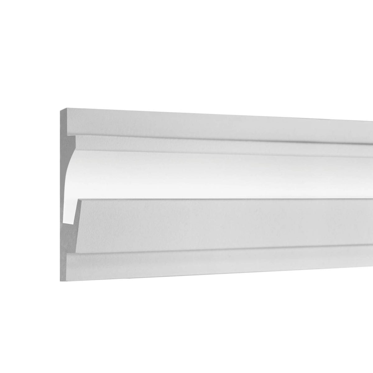 €9,99 a barra *** STOCK *** Pacco da 16 barre di cornice XPS  Con alloggio LED 125X35x1150 KD401 - Eternal Parquet