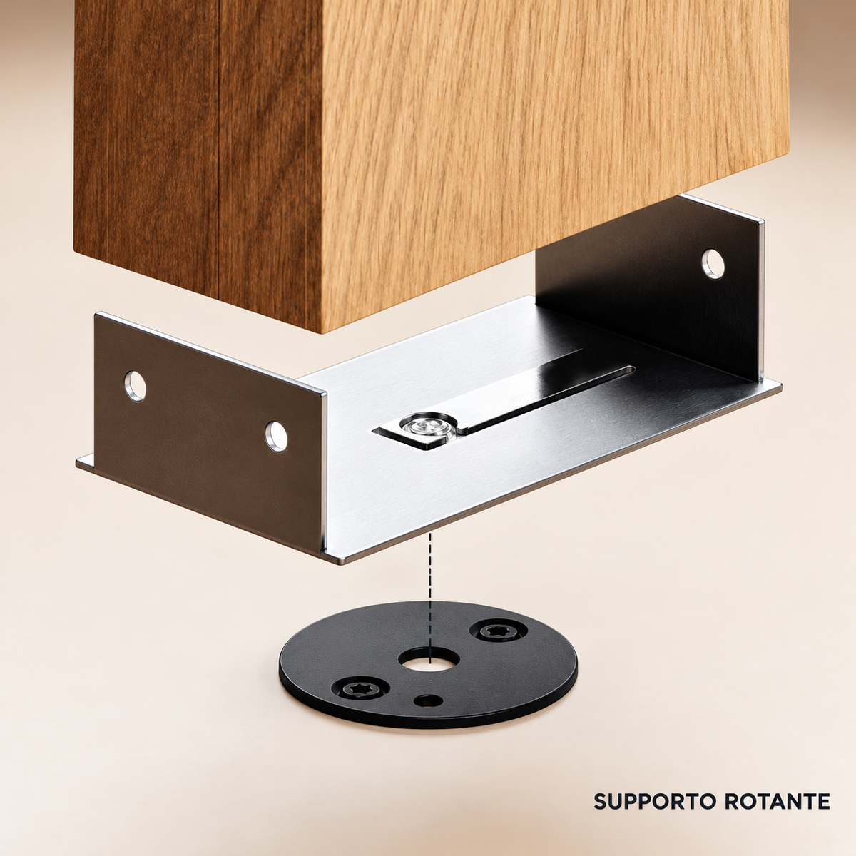 SIPA PURE Divisorio Frangiluce Separè in PVC Effetto Legno – Singole Doghe Fisse o Girevoli + accessori 75x50x2900mm