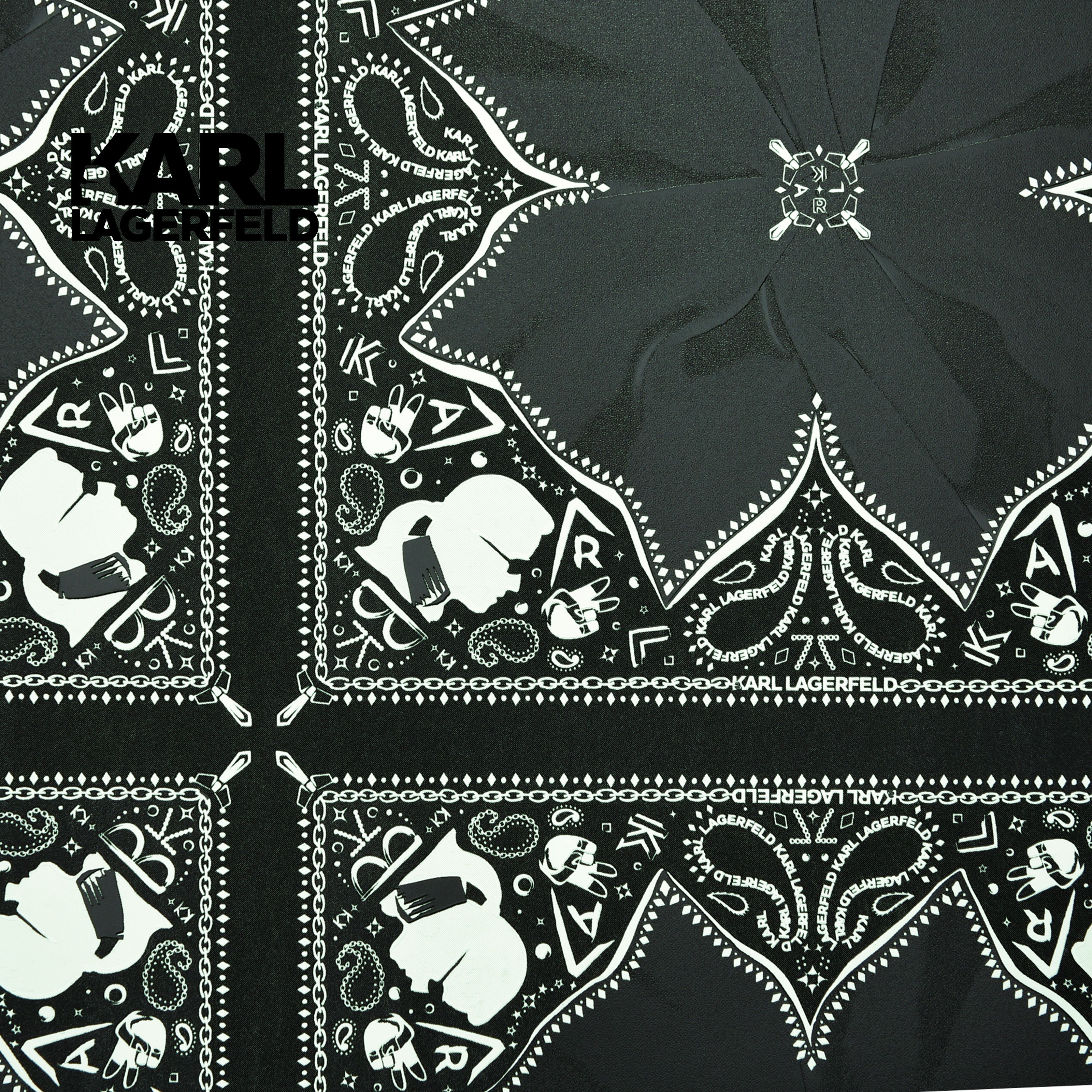 5,32mq Rotolo Carta da Parati griffata KARL LAGERFELD in TNT a rilievo multigloss PREMIUM 10,05x0,53mt cod. 37845-2 - Eternal Parquet