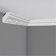 €0,99ml *** STOCK *** Pacco da 96ml di cornice decorativa in polistirene compatto XPS 50X50x2000 LD11G Eternal Parquet