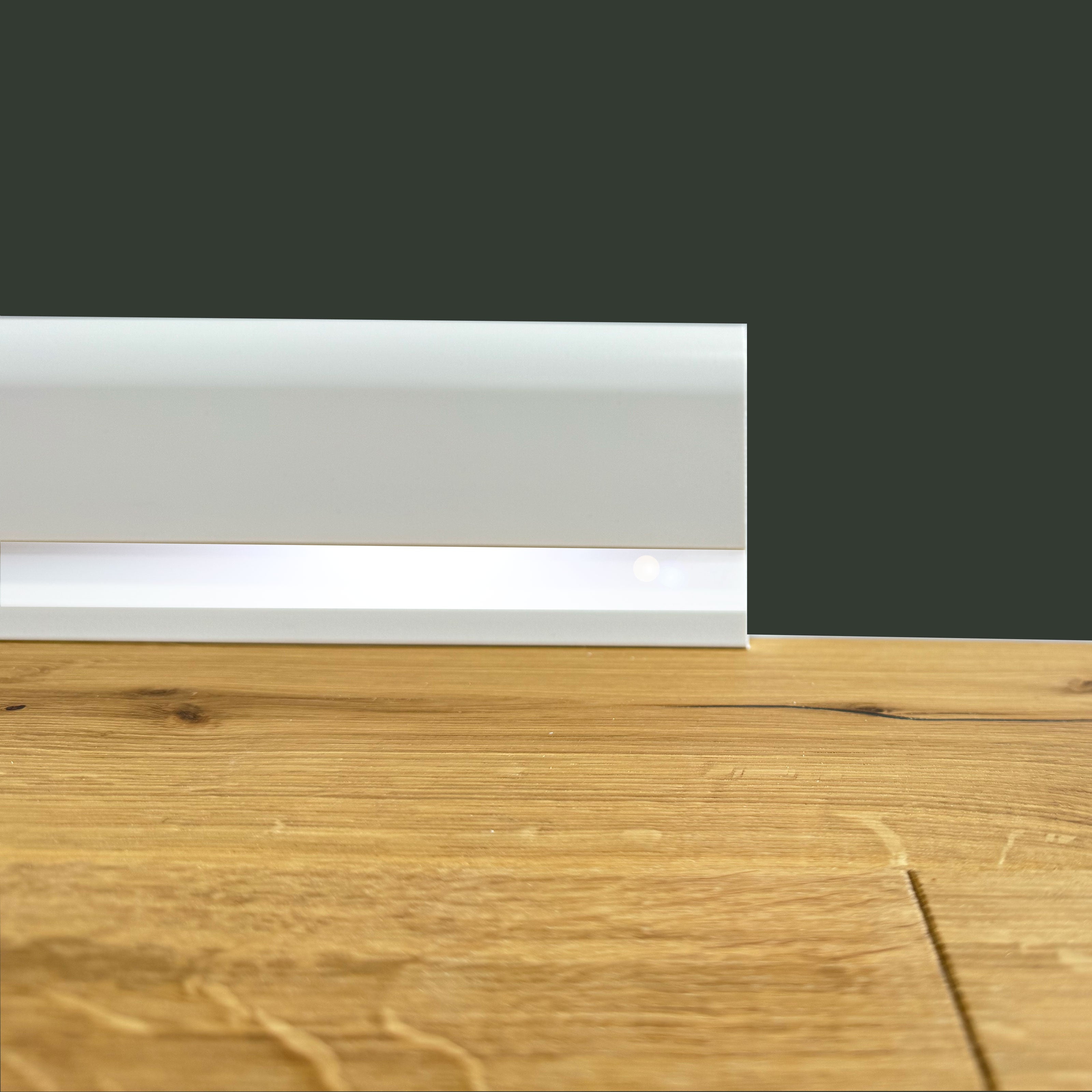 Battiscopa BC incasso LED in POLIMERI FeelingWood-HD 100x19mm - BIANCO (prezzo al metro)