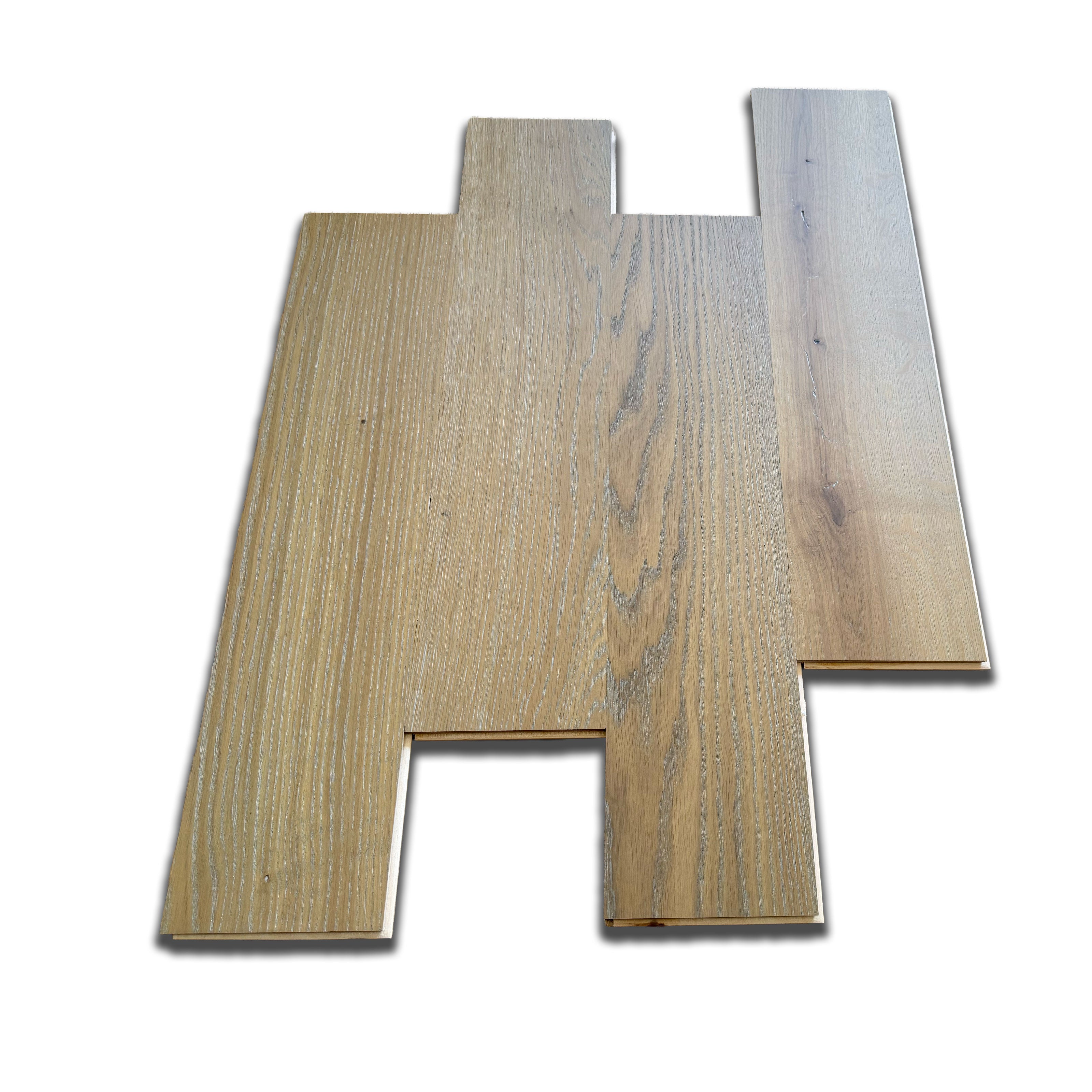 €27,99MQ *STOCK LUXURY* lotto da 33mq Maxilistone in ROVERE gianduia prefinito vern. spazz 15x140x500/1500mm (3mm nobile) - Eternal Parquet