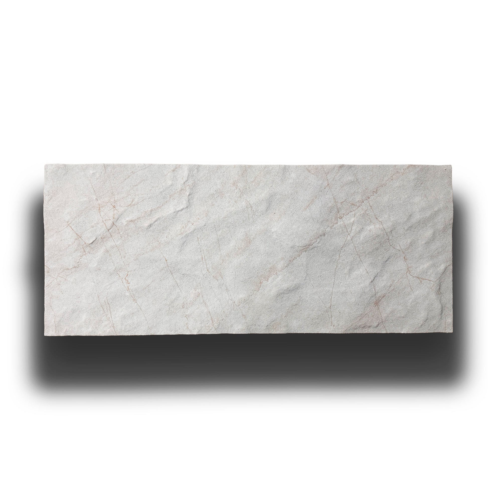 CAPPOTTO esterno - interno isolante in STYROFOAM 3D spess. 2,5cm (120x50cm) con resine e malta Marmo asciato sabbiato - Eternal Parquet