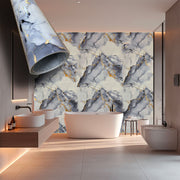 Rotolo da 3,6mq Rivestimento AUTOADESIVO in SXP thermo/acustico MARMO LUCIDO HI-RES 1200x3000x2,5mm HYDRO. Col. PLD2027 Eternal Parquet