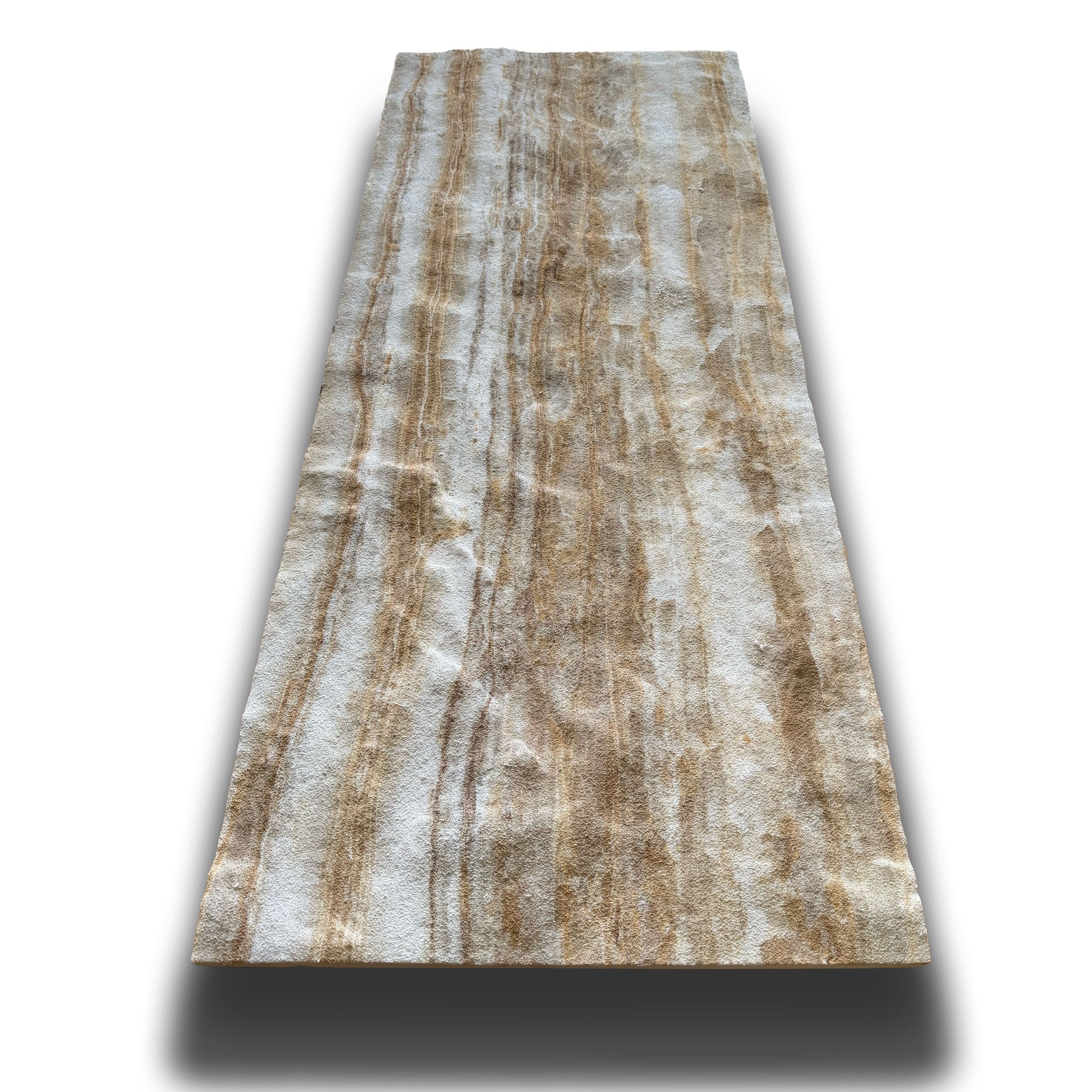 CAPPOTTO esterno - interno isolante in STYROFOAM 3D spess. 2,5cm (120x50cm) con resine e malta Marmo di cava Grezzo - Eternal Parquet