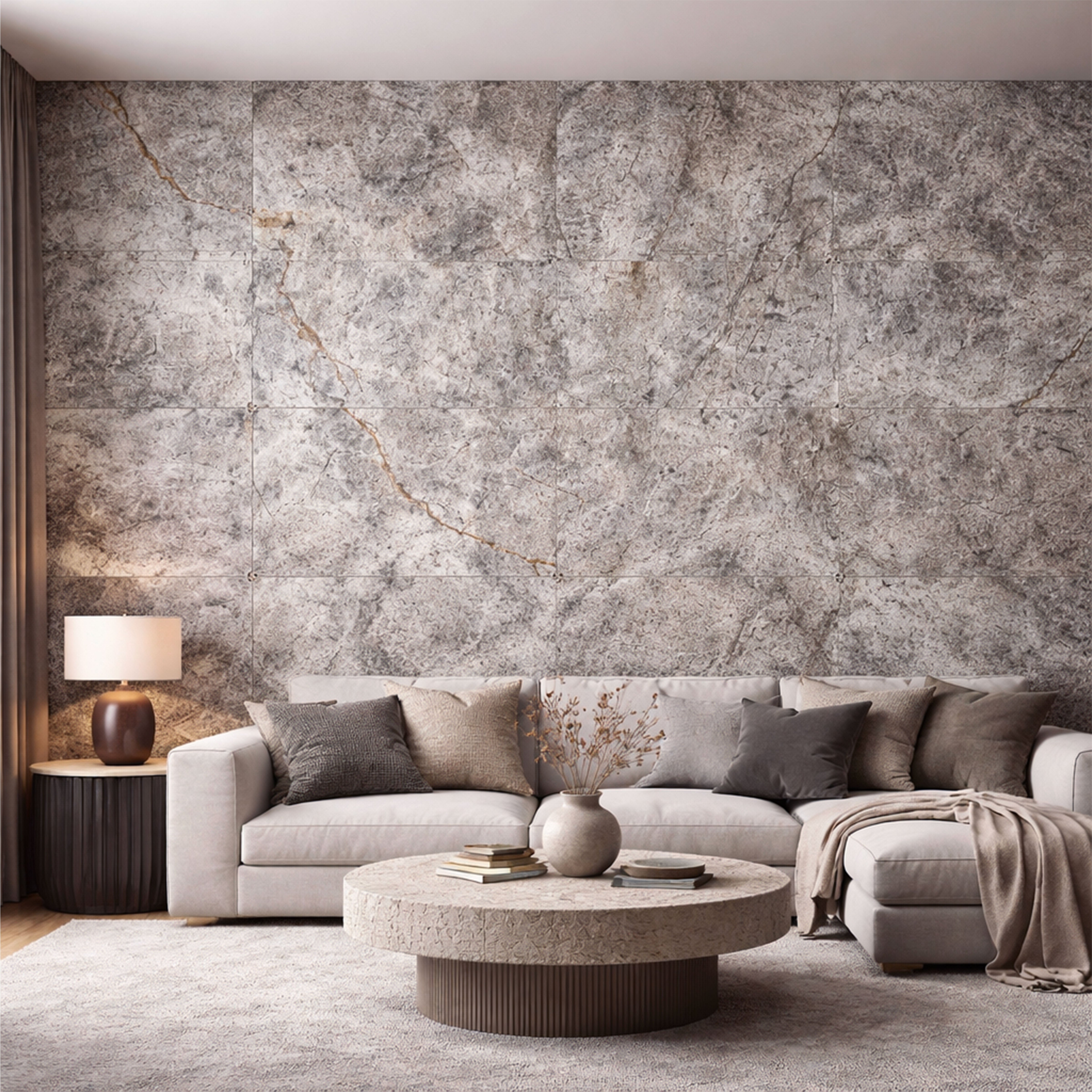 CAPPOTTO esterno - interno isolante in STYROFOAM 3D spess. 2,5cm (120x50cm) con resine e malta Marmo antico - Eternal Parquet