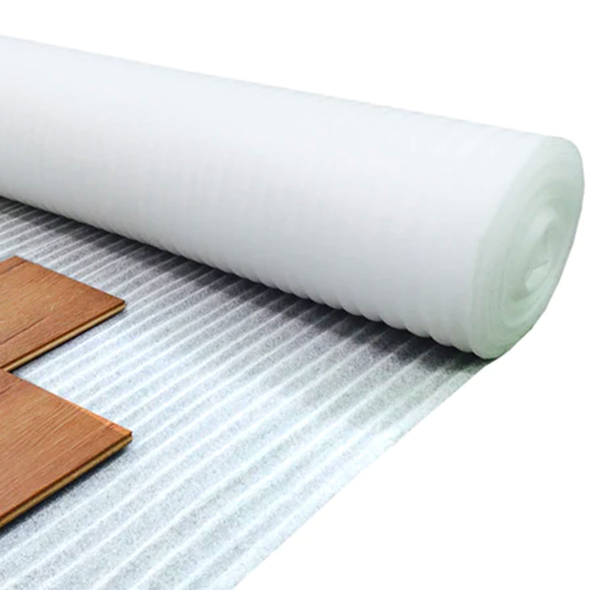 Rotolo da 50mq di Tappetino materassino per Laminati e Parquet flottanti in PE da 1,5mm Eternal Parquet