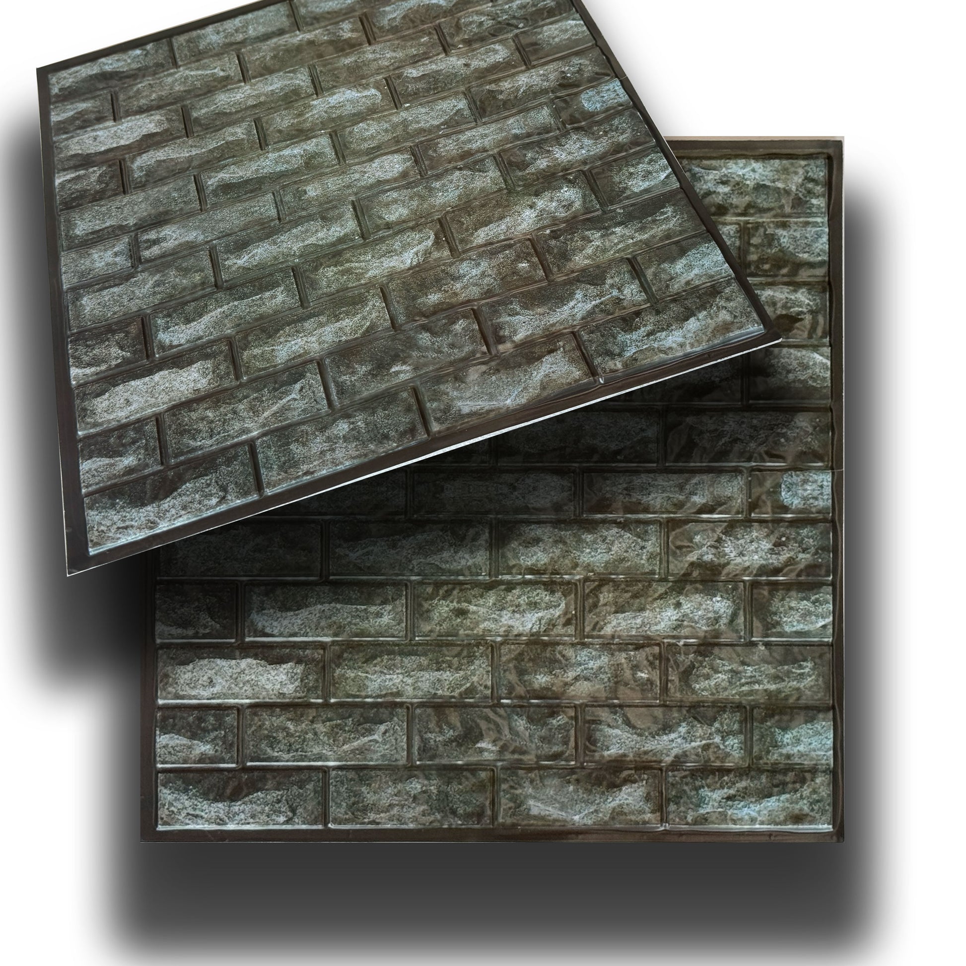 Piastrelle 3D a rilievo AUTOADESIVE in PVC 30x30cm Pietra, mattoni, marmo. Idrorepellenti - Eternal Parquet