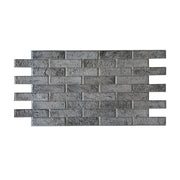 pacchi da 10 o 20 Pannelli 3D Rivestimento a parete in PVC effetto MATTONI GRIGI USURATI 96x48cm Realistici, isolanti - Eternal Parquet