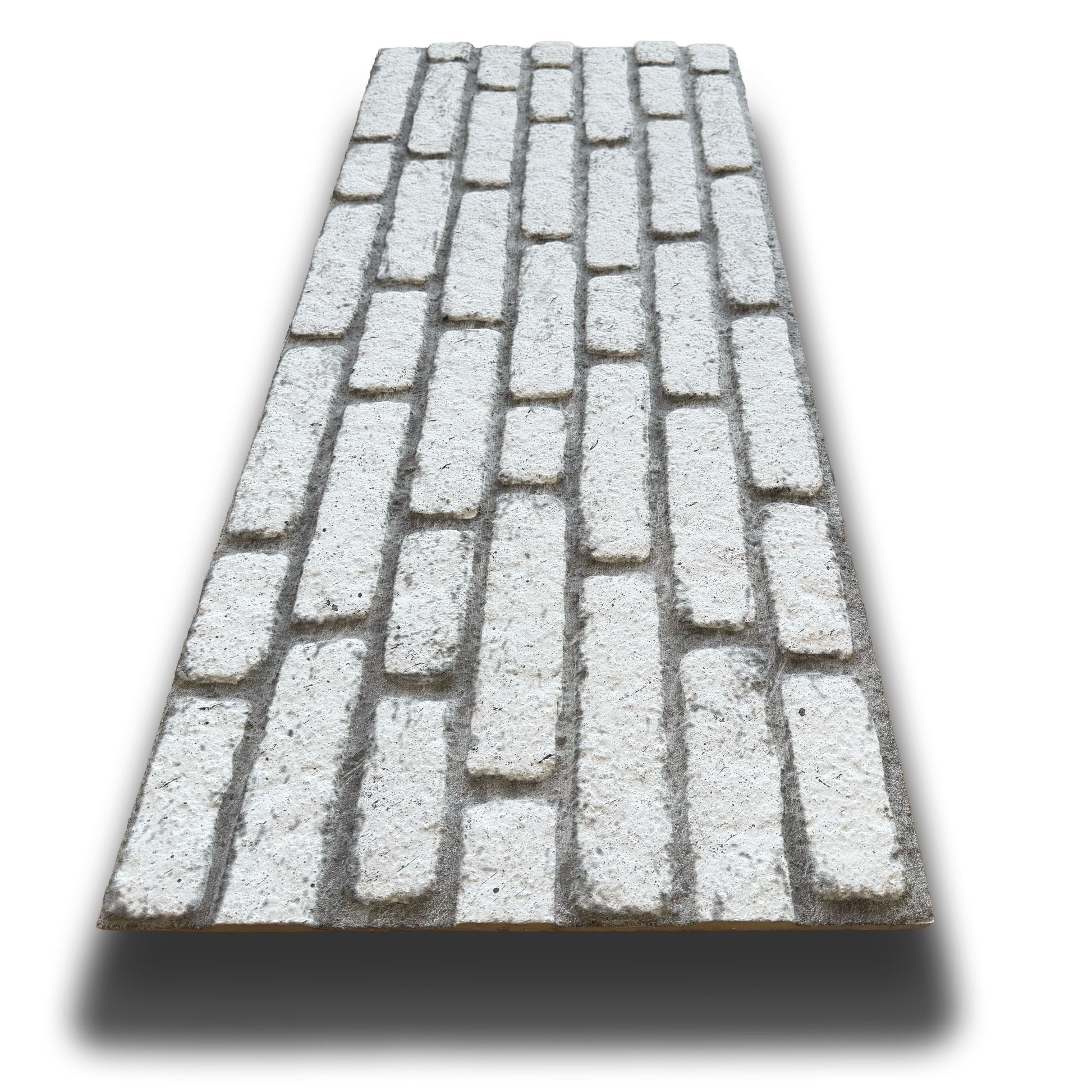 CAPPOTTO esterno - interno isolante in STYROFOAM 3D spess.2cm (120x50cm) con resine e malta mattoni Bianco provenza - Eternal Parquet