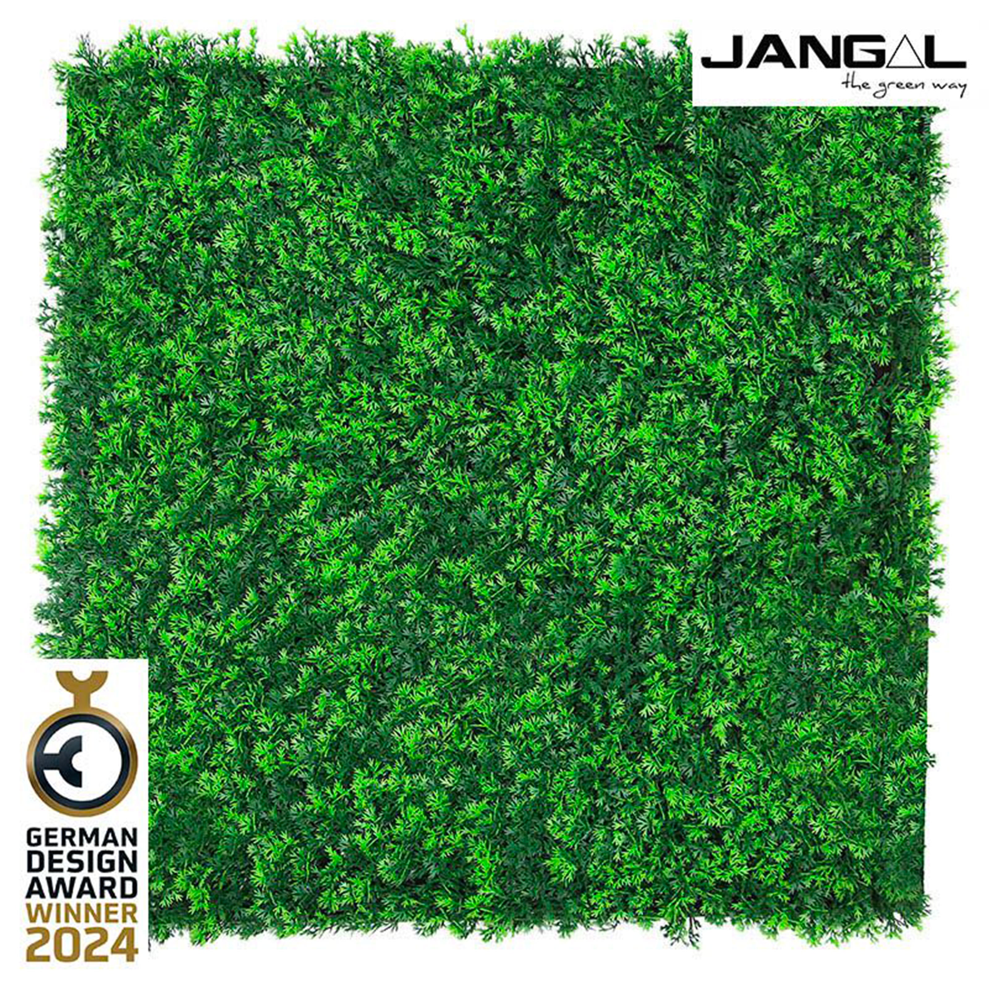 JANGAL Pannelli acustici Modulabili in FLORA sintetica ULTRAREALISTICA 52x52cm mod. DESIGN GRASS