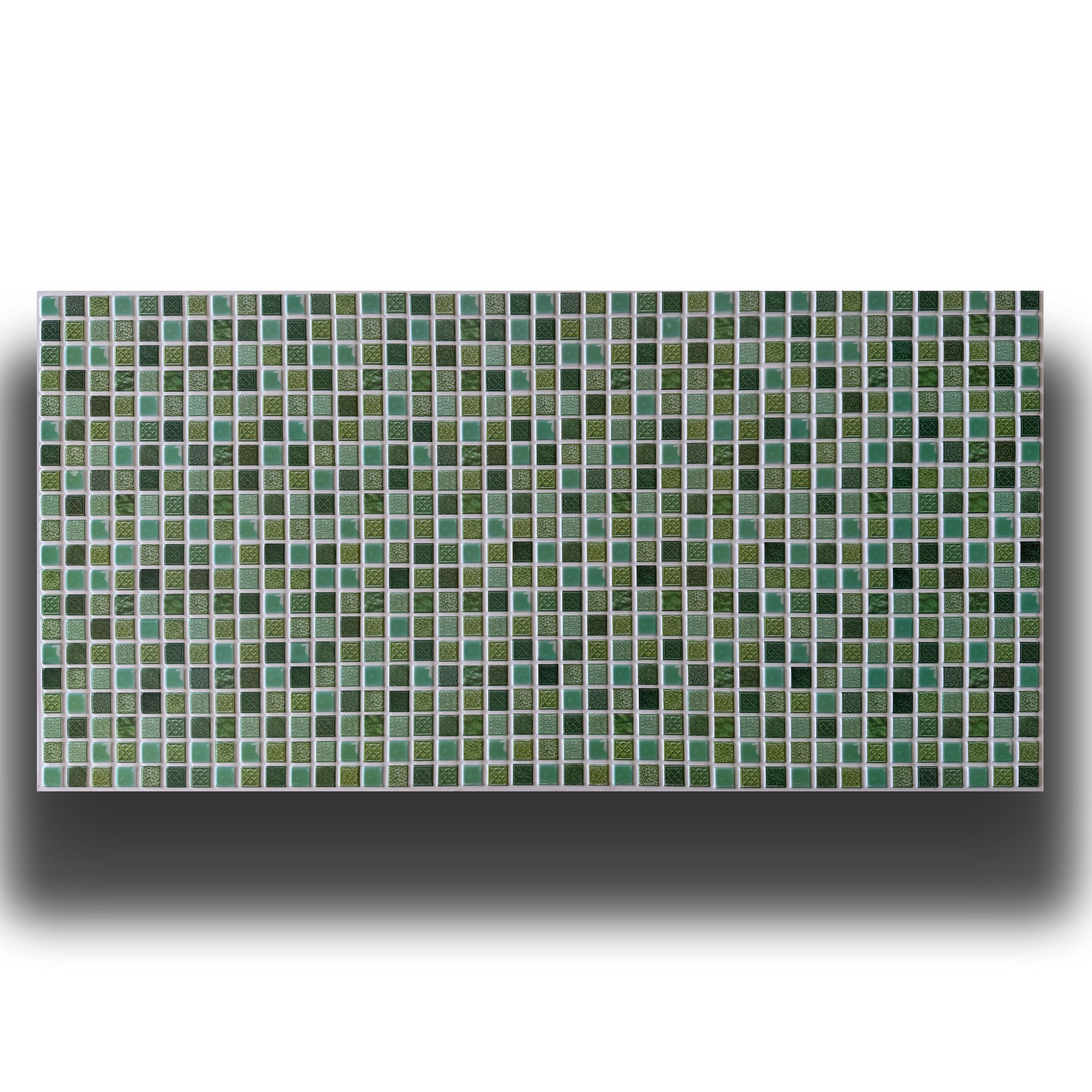 Pannelli 3D Rivestimento a parete in PVC effetto MONOCOTTURA MOSAICO 96x48cm Realistici, isolanti, idrorepellenti. - Eternal Parquet