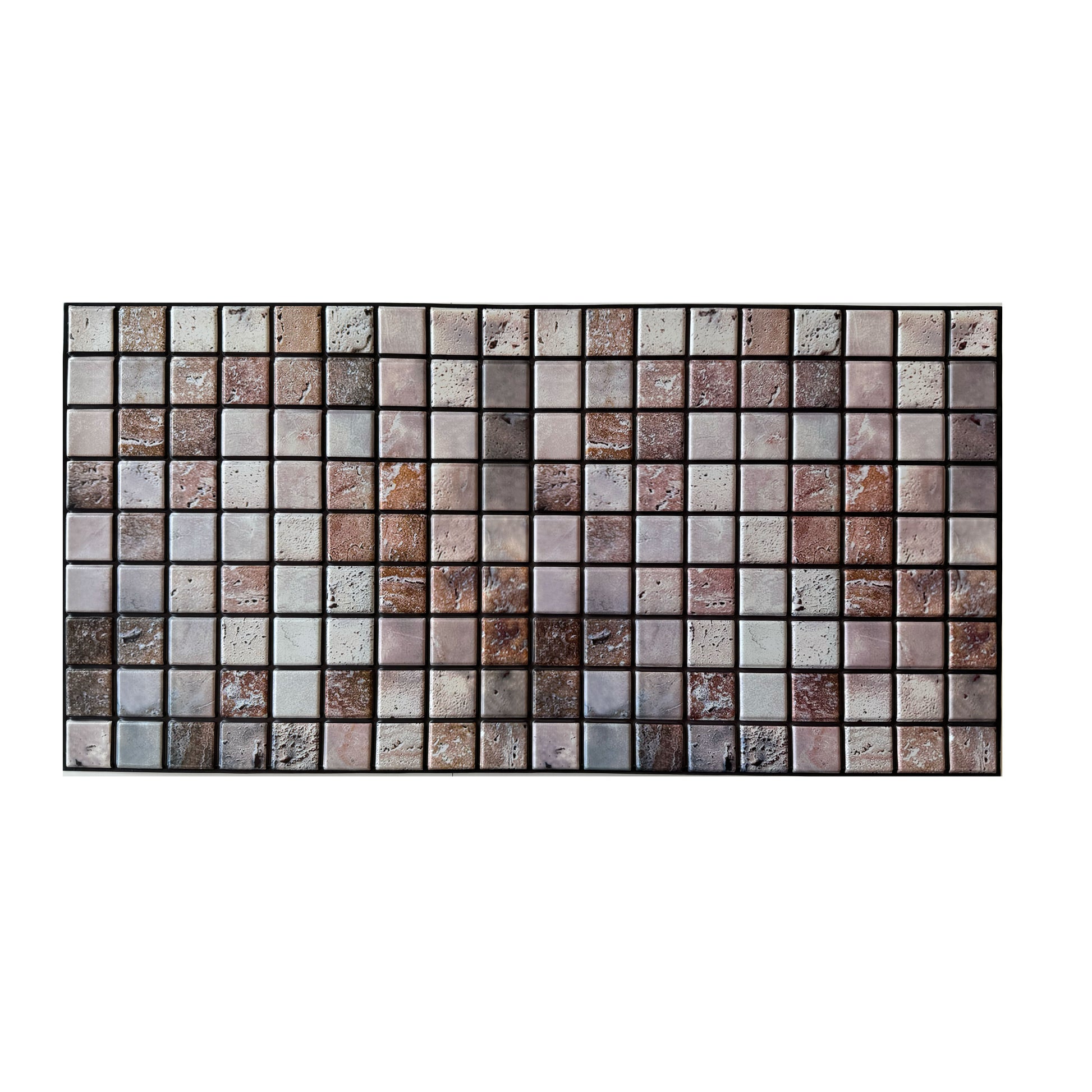 Pannelli 3D Rivestimento a parete in PVC effetto MOSAICO PIETRA 96x48cm Realistici, isolanti, idrorepellenti. - Eternal Parquet