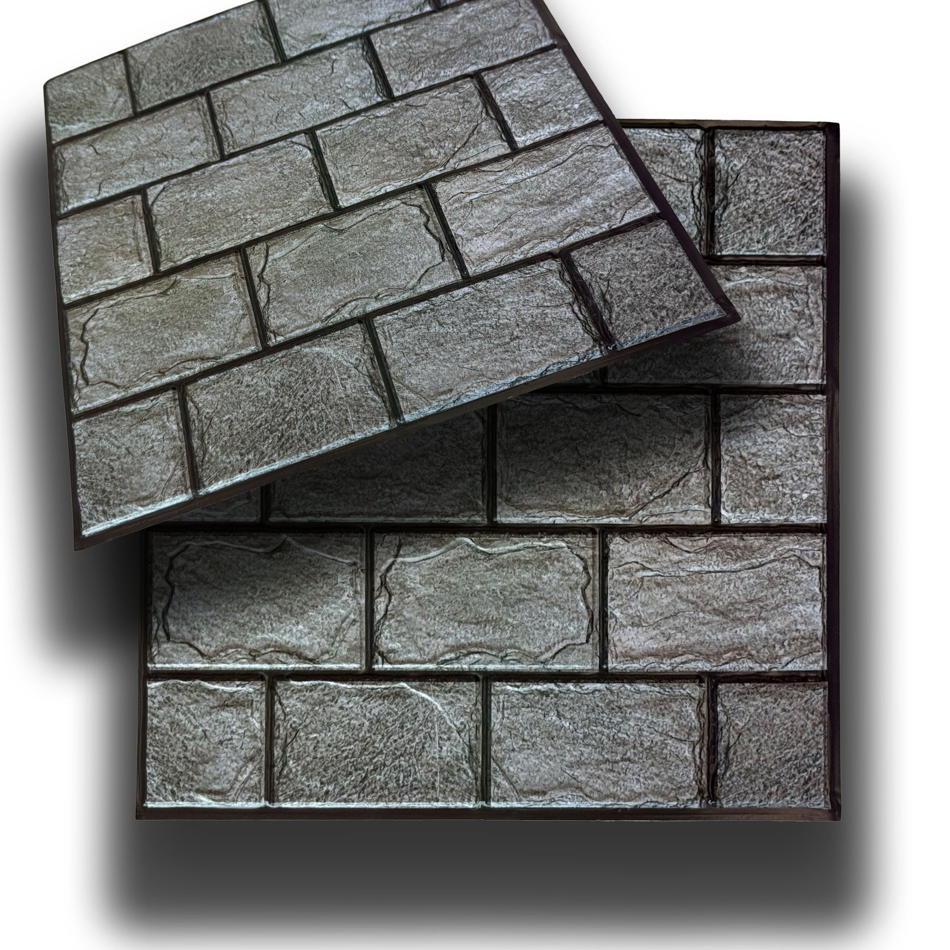 Piastrelle 3D a rilievo AUTOADESIVE in PVC 30x30cm Pietra, mattoni, marmo. Idrorepellenti - Eternal Parquet
