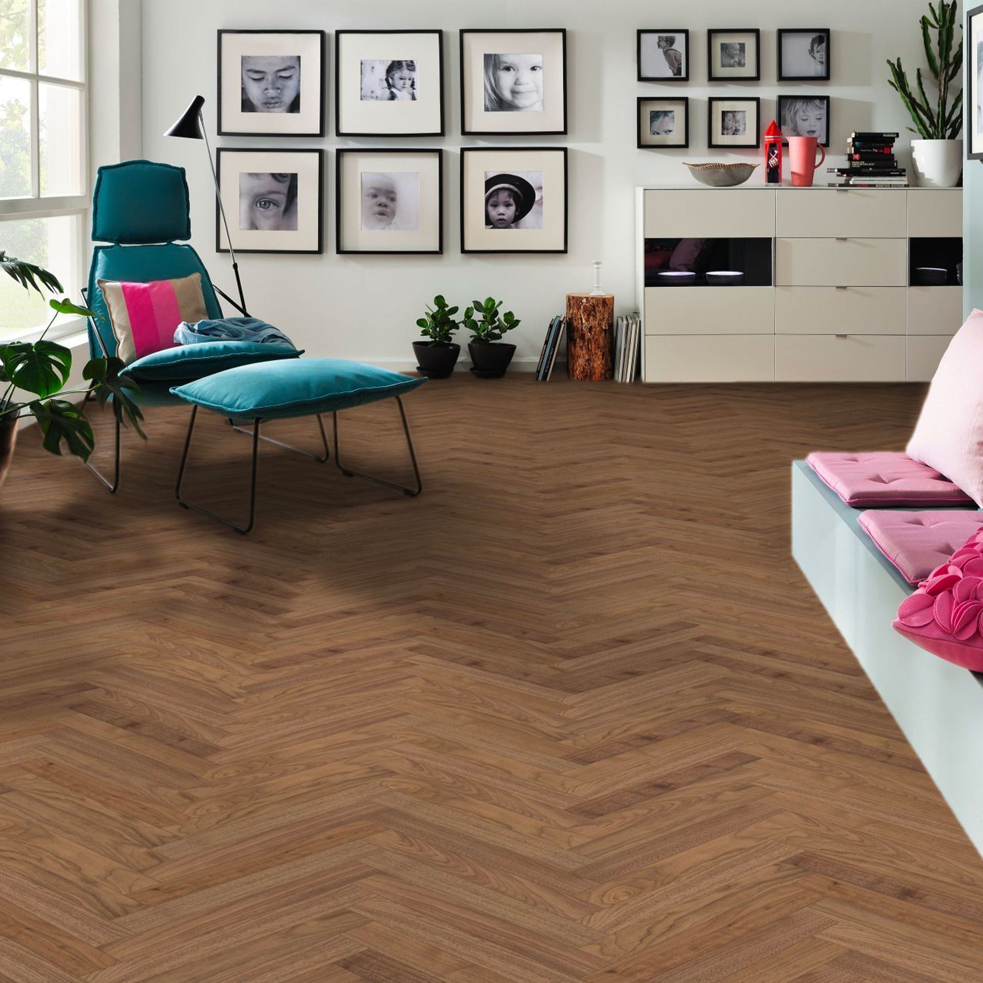 €49,90mq ***STOCK*** Bancale 60 mq di  Prefinito HARO, rovere Allegro 10x70x490 Noce Americano vernice spina - Eternal Parquet