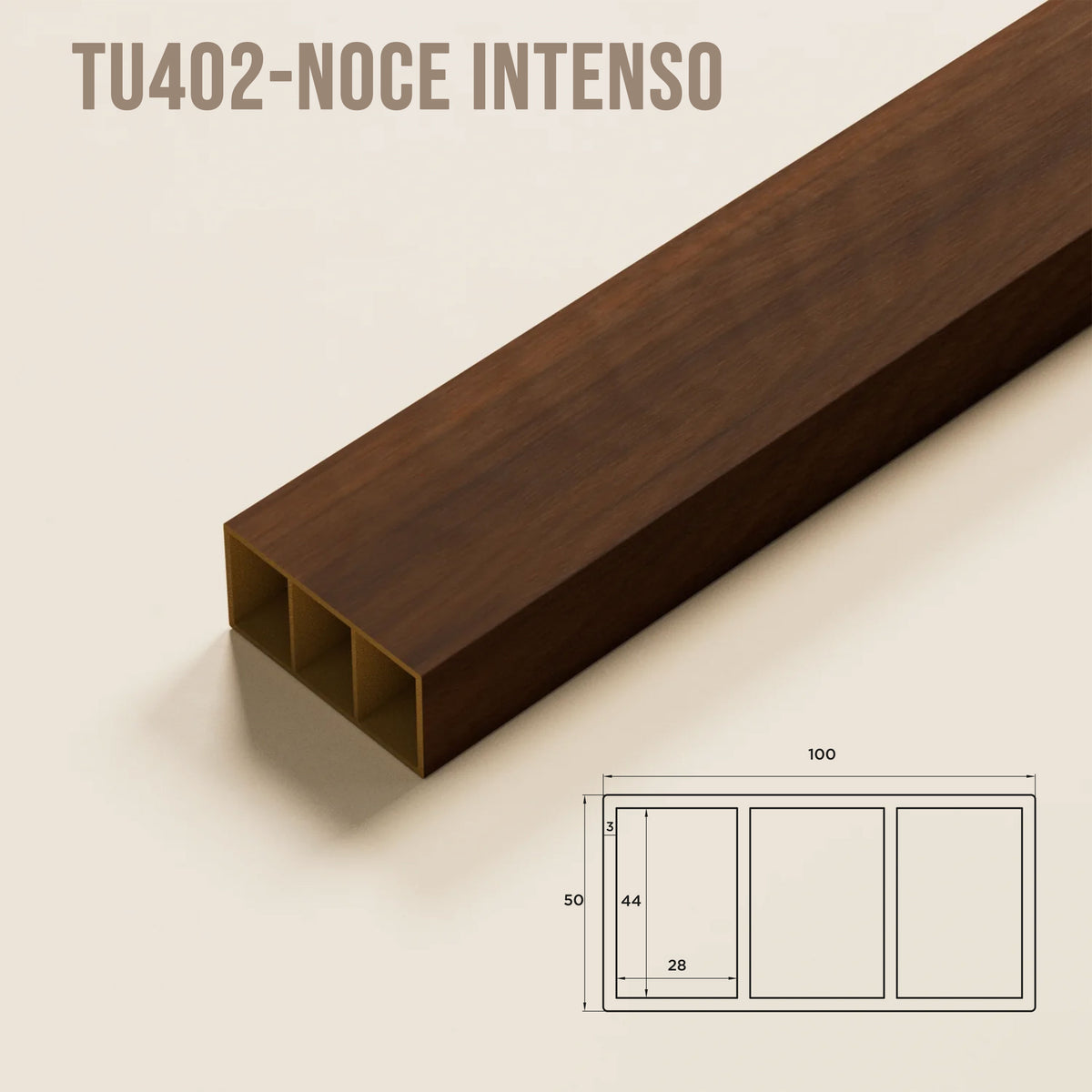 SIPA BOLD Divisorio Frangiluce Separè in PVC Effetto Legno – Singole Doghe Fisse o Girevoli + accessori 100x50x2900mm