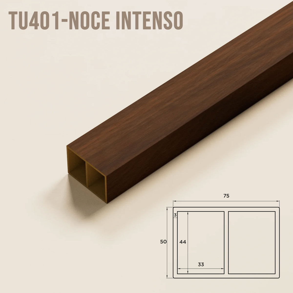 SIPA PURE Divisorio Frangiluce Separè in PVC Effetto Legno – Singole Doghe Fisse o Girevoli + accessori 75x50x2900mm