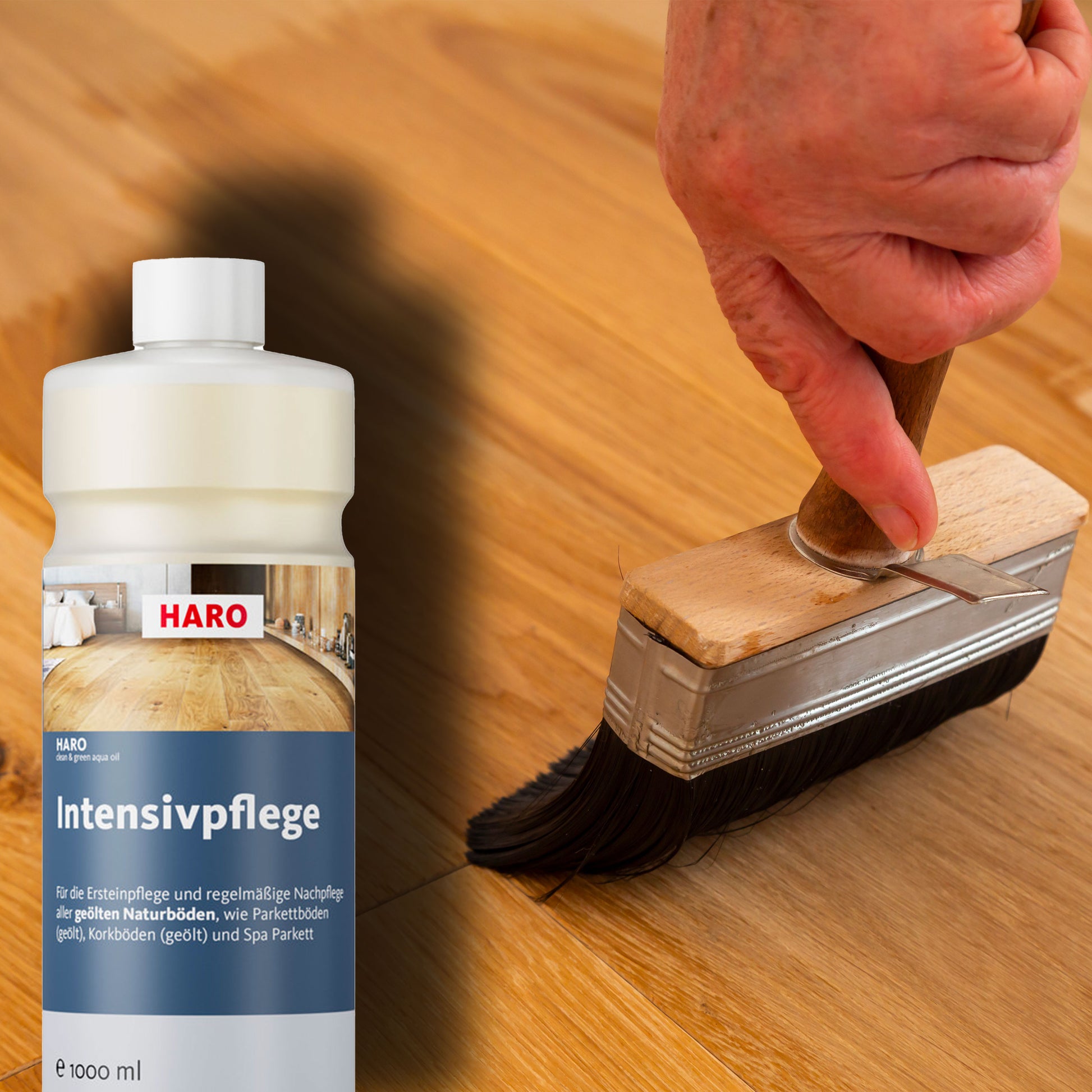 HARO Clean & Green Naturale - INTENSIVE CARE primo trattamento per parquet oliati e sughero - Eternal Parquet