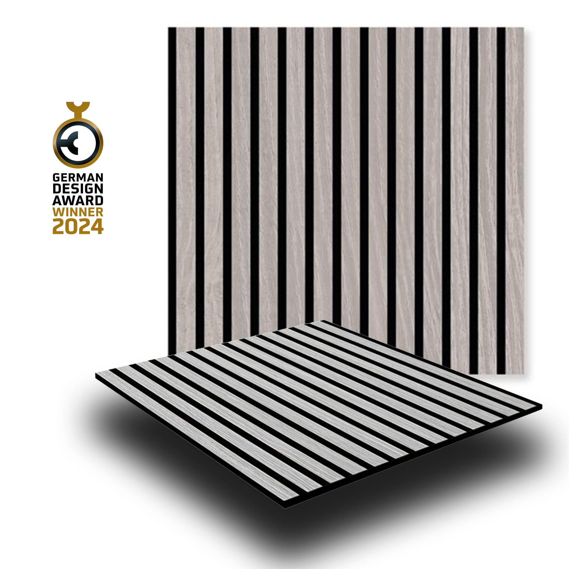 JANGAL Parete acustica a pannelli Modulabile LAMELLI 52x52cm rivestiti vero ROVERE mod. OULANKA OAK - Eternal Parquet