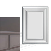 Pannello Bianco completo per boiserie 40x55x1,9cm con cornice in Duropolimero e riempimento in cartongesso - Eternal Parquet