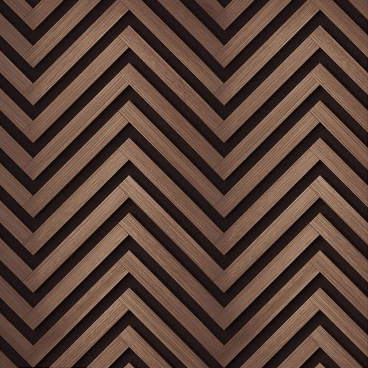 Pannello acustico professionale decorativo Spina Italiana 2700x540x17mm in VERO LEGNO+Pet+Mdf "varie essenze" - Eternal Parquet
