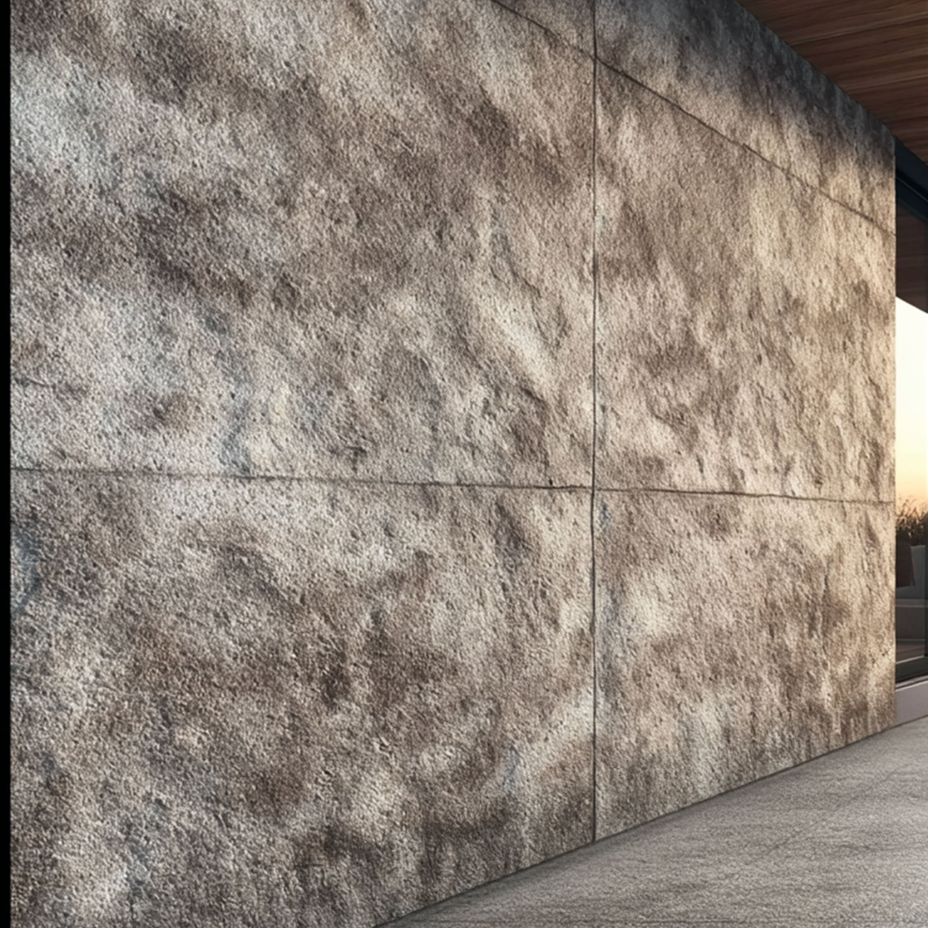 CAPPOTTO esterno - interno  isolante in STYROFOAM 3D da 2cm con sabbiatura e malta 120x50cm ANTICHE MURA - Eternal Parquet