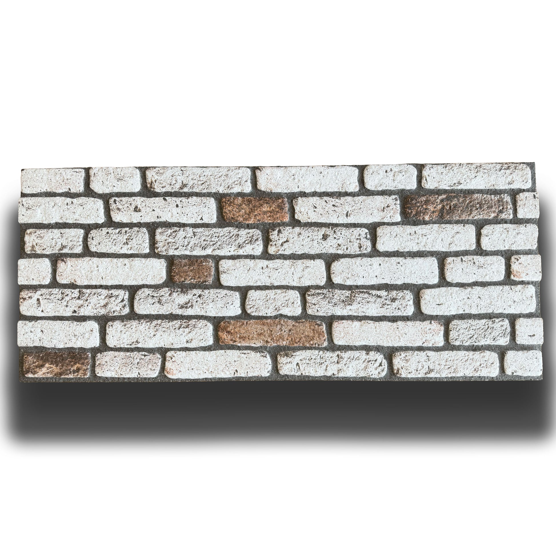 CAPPOTTO esterno - interno isolante in STYROFOAM 3D spess.2cm (120x50cm) con resine e malta mattoni Bianchi Mixed - Eternal Parquet