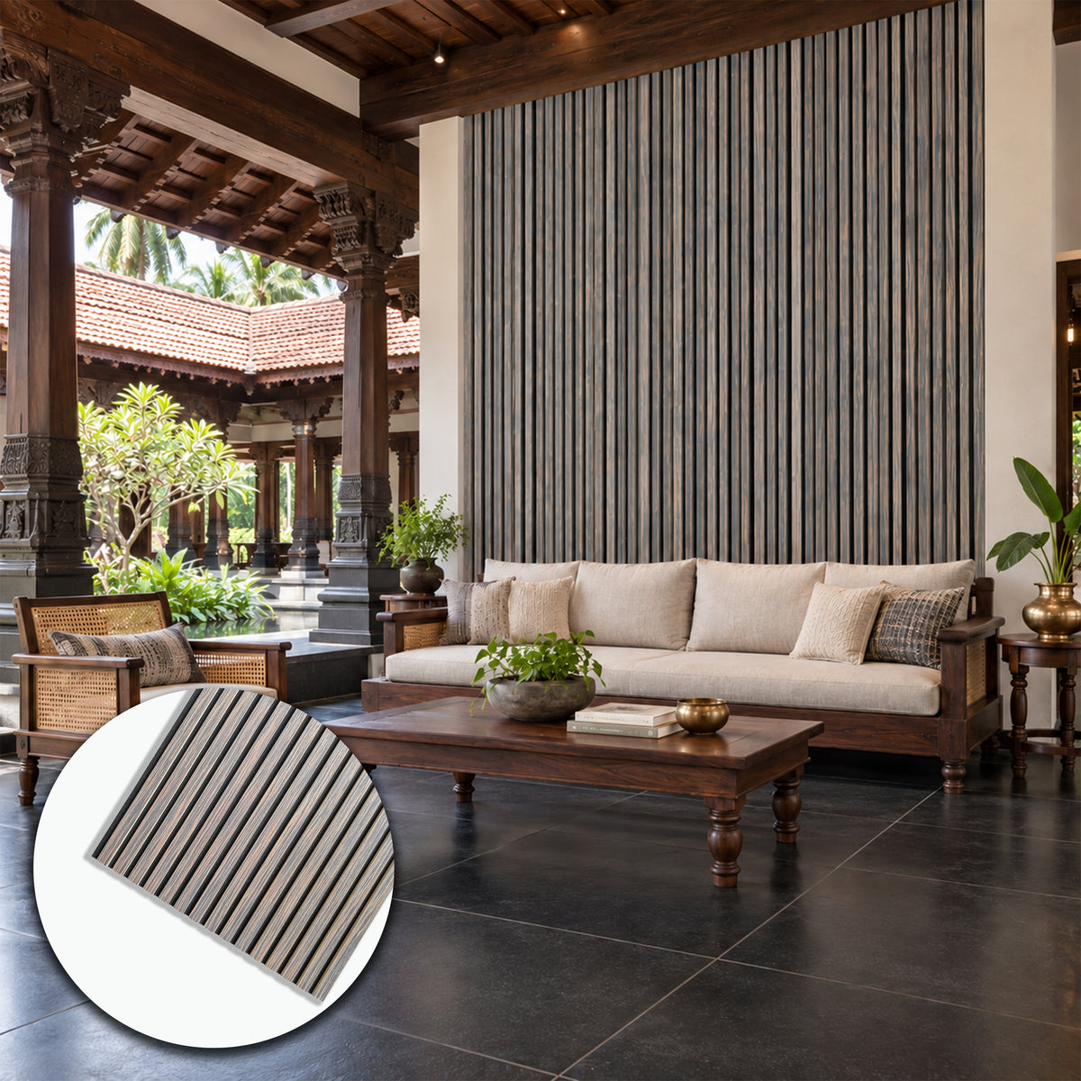 Pannello Acustico a Lamelli in Vero Legno di Rovere, Fibra di Legno e Feltro 12x600x2900 mm – 1,74 m² (Copia) - Eternal Parquet