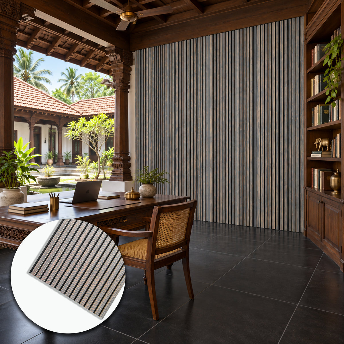 Pannello Acustico a Lamelli in Vero Legno di Rovere, Fibra di Legno e Feltro 12x600x2900 mm – 1,74 m² (Copia) - Eternal Parquet