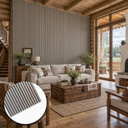 Pannello Acustico a Lamelli in Vero Legno di Noce, Fibra di Legno e Feltro 12x600x2900 mm – 1,74 m²