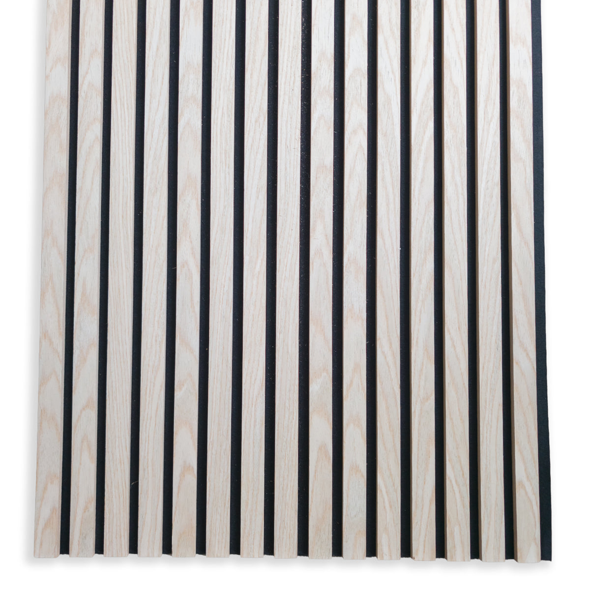 Pannello acustico a lamelli in vero legno di Rovere naturale, fibra di legno e feltro – 12 × 600 × 2900 mm – 1,74 m²