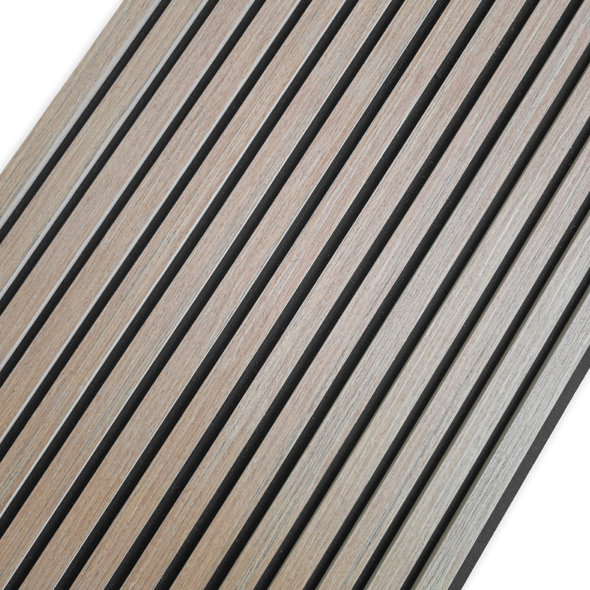 Pannello acustico a lamelli in vero legno di Teak, fibra di legno e feltro – 12 × 600 × 2900 mm – 1,74 m² - Eternal Parquet