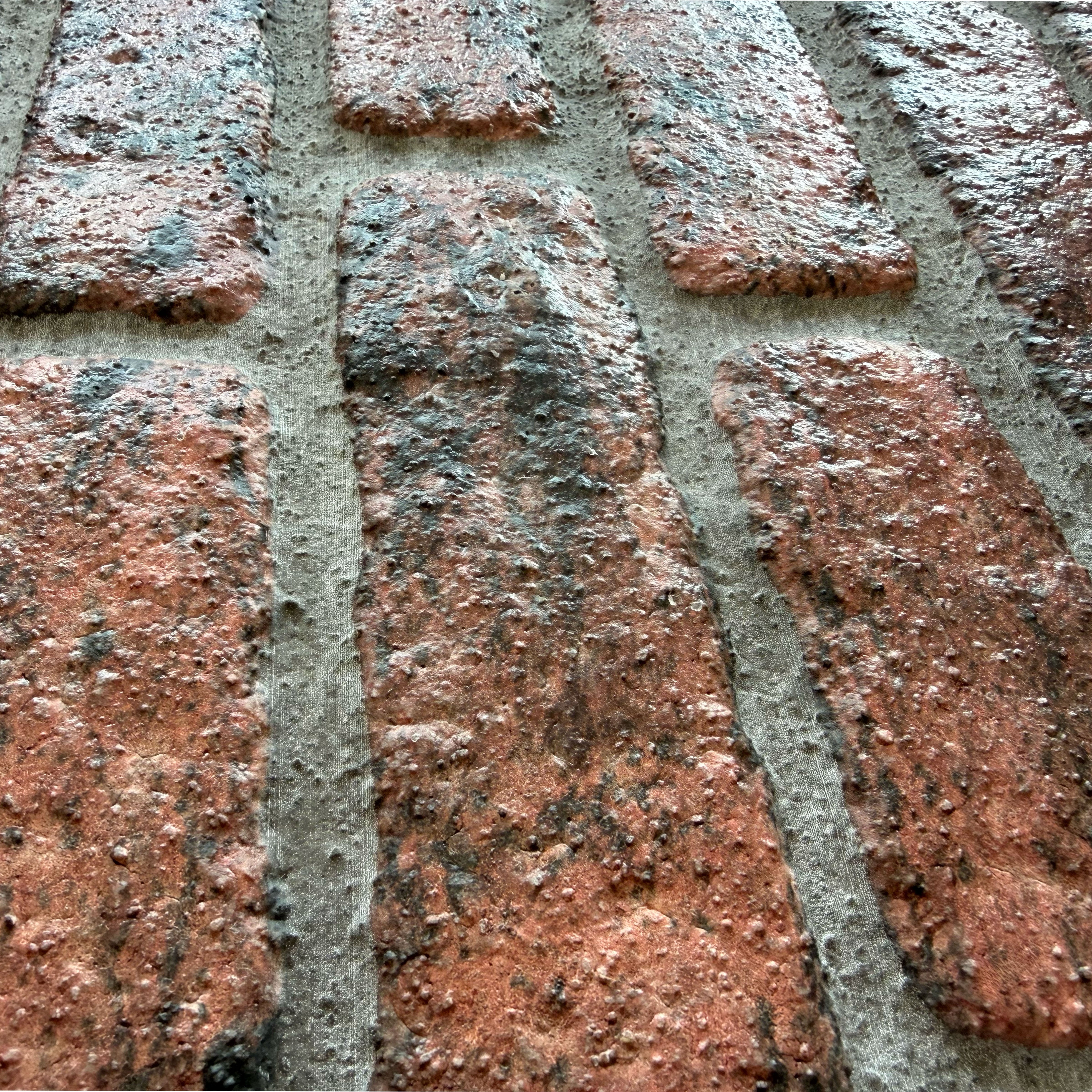 CAPPOTTO esterno - interno isolante in STYROFOAM 3D spess.2cm (120x50cm) con resine e malta mattoni officina - Eternal Parquet