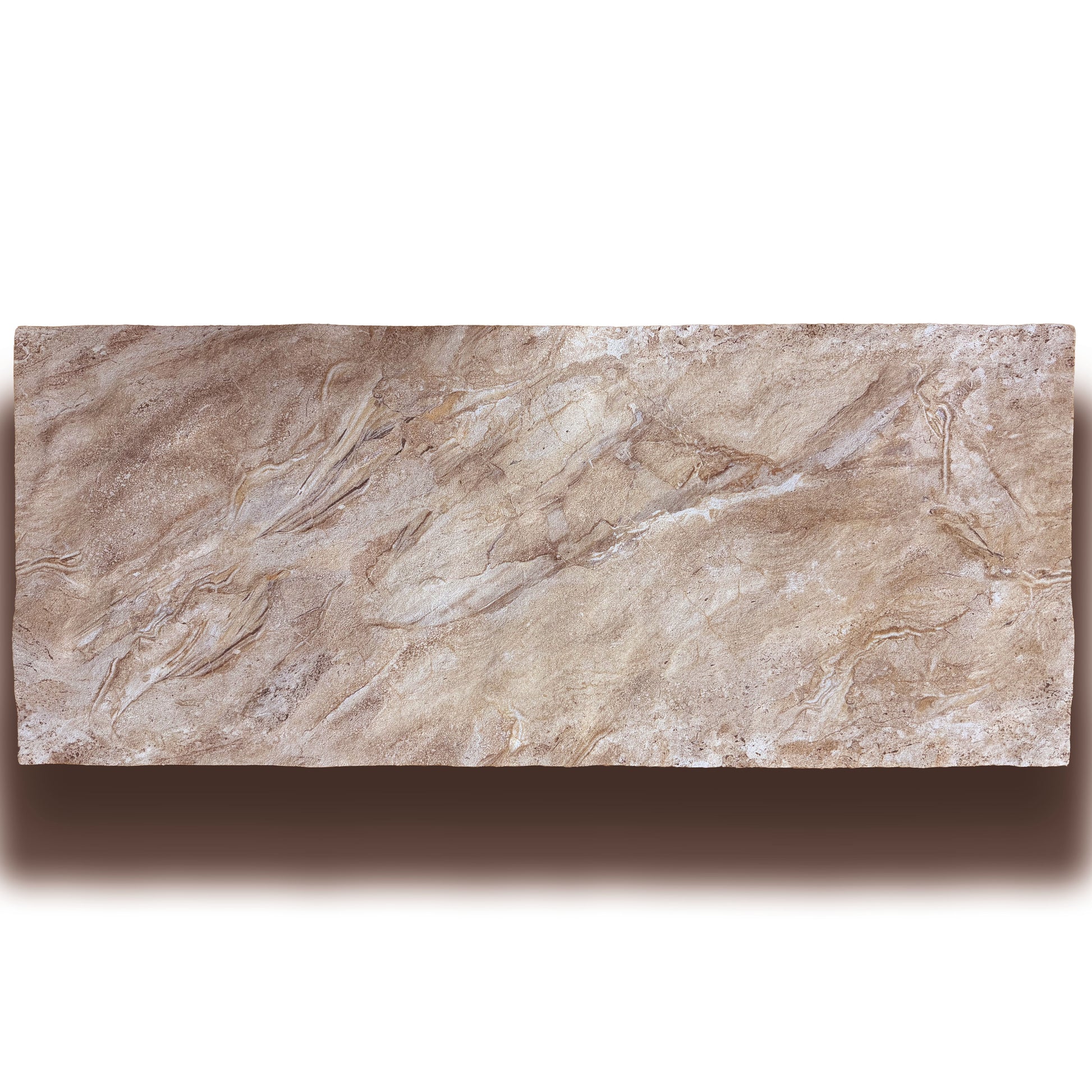 CAPPOTTO esterno - interno isolante in STYROFOAM 3D spess. 2,5cm (120x50cm) con resine e malta Argilla grezza - Eternal Parquet