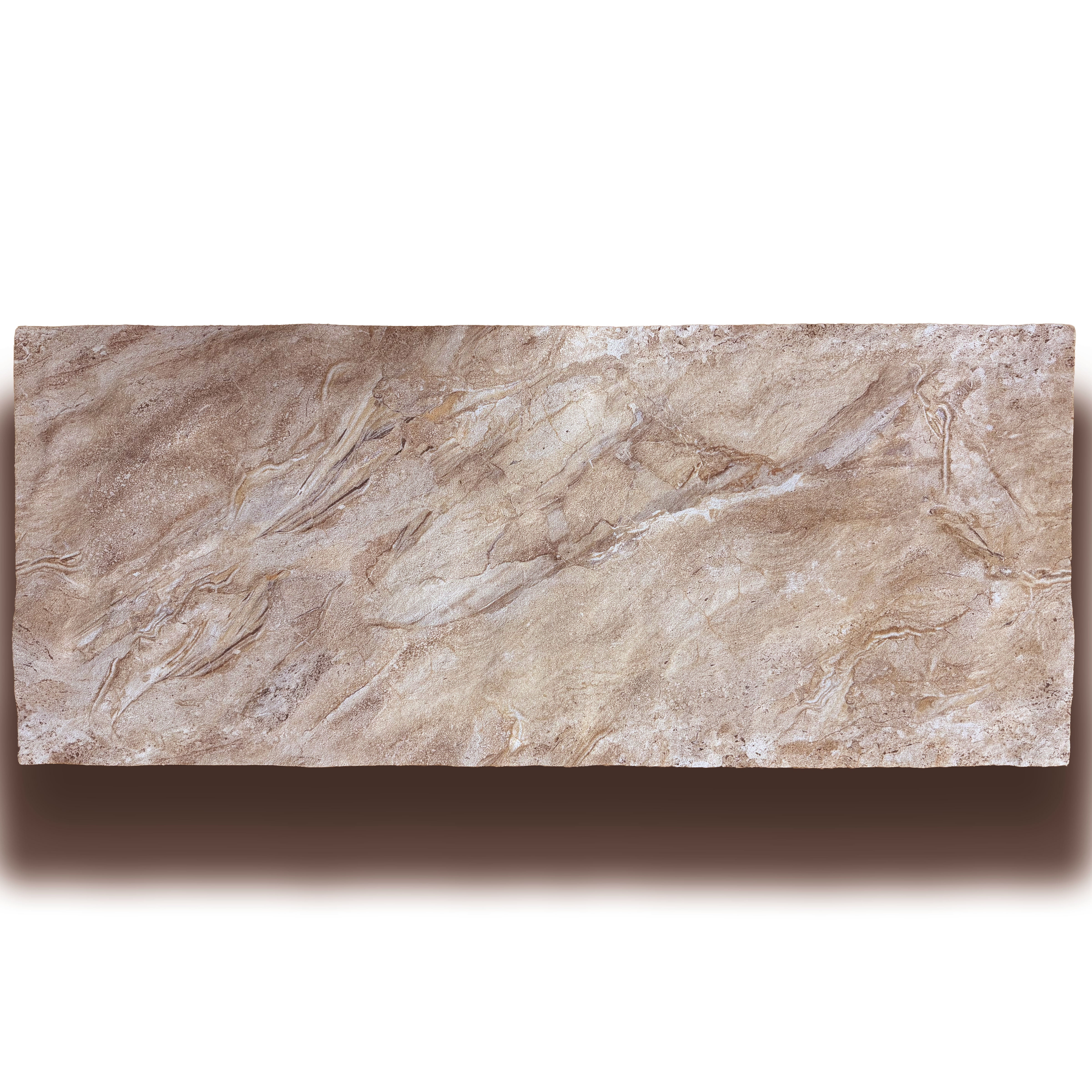 CAPPOTTO esterno - interno isolante in STYROFOAM 3D spess. 2,5cm (120x50cm) con resine e malta Argilla grezza - Eternal Parquet