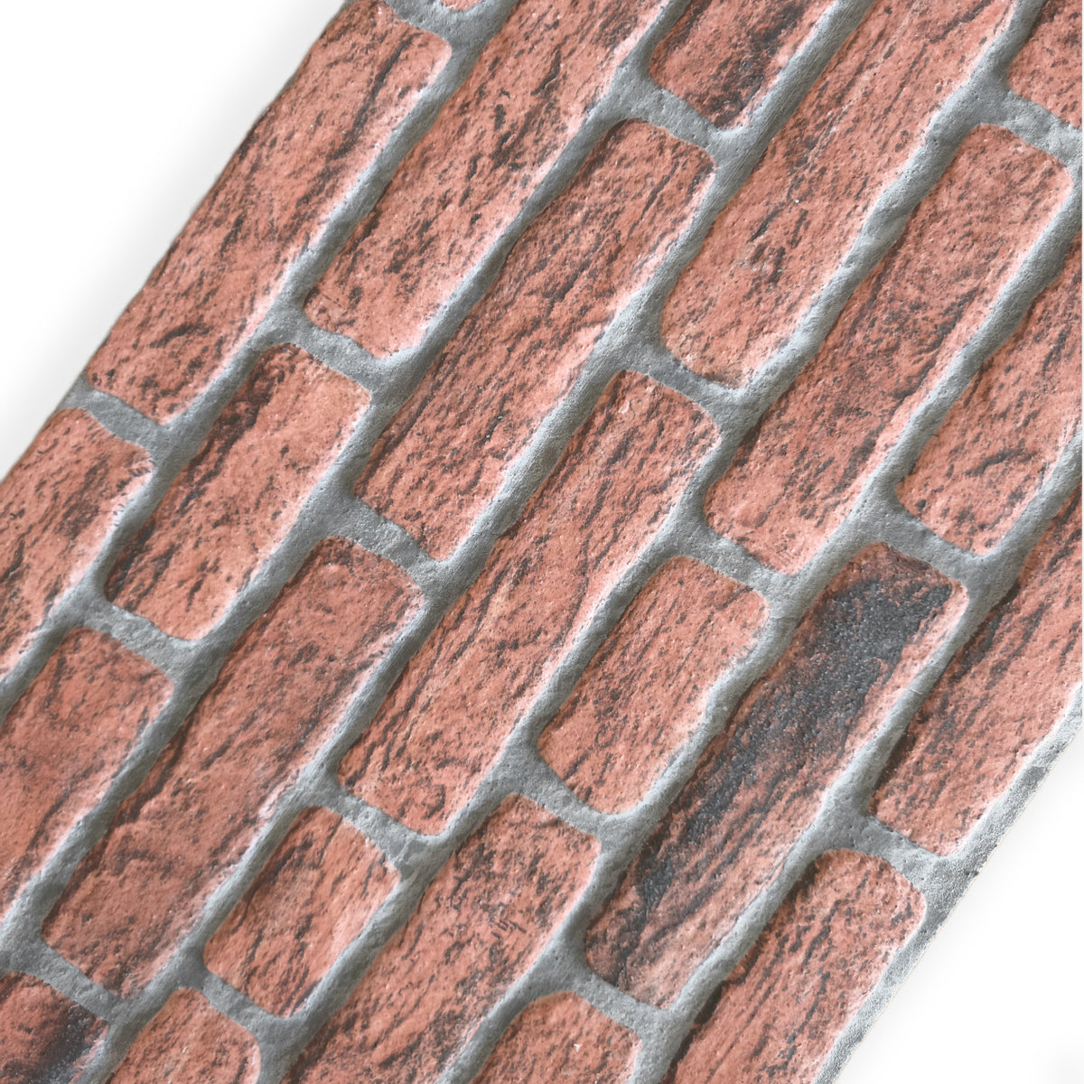 Pannello Isolante per Cappotto Interno ed Esterno in Styrofoam 3D Effetto Mattone Facciavista Rustico 1200x500x20 mm