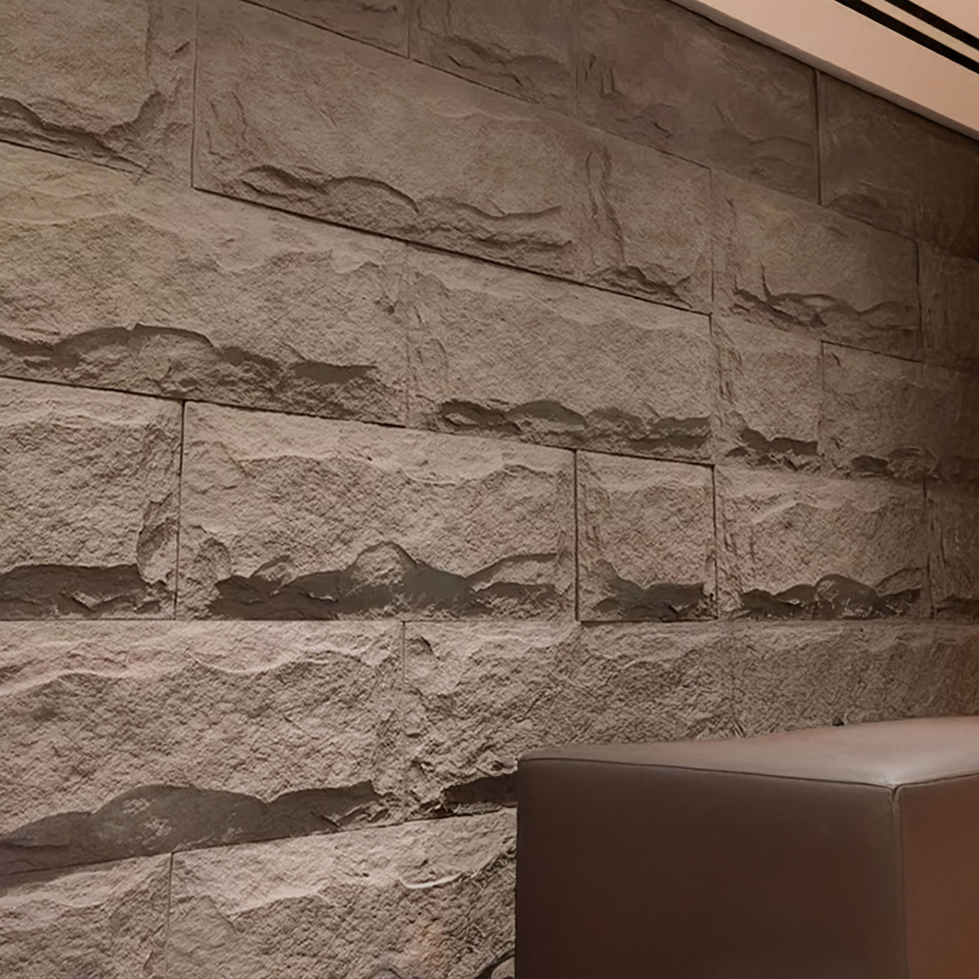 pannello di Rivestimento interno-esterno in PU effetto pietra CEMENTO ultrarealistico ed isolante 60x120cm in 3 modelli - Eternal Parquet