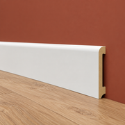 Battiscopa BC in POLIMERI EqualWood HI-TEC 100x15mm - BIANCO (prezzo al metro)