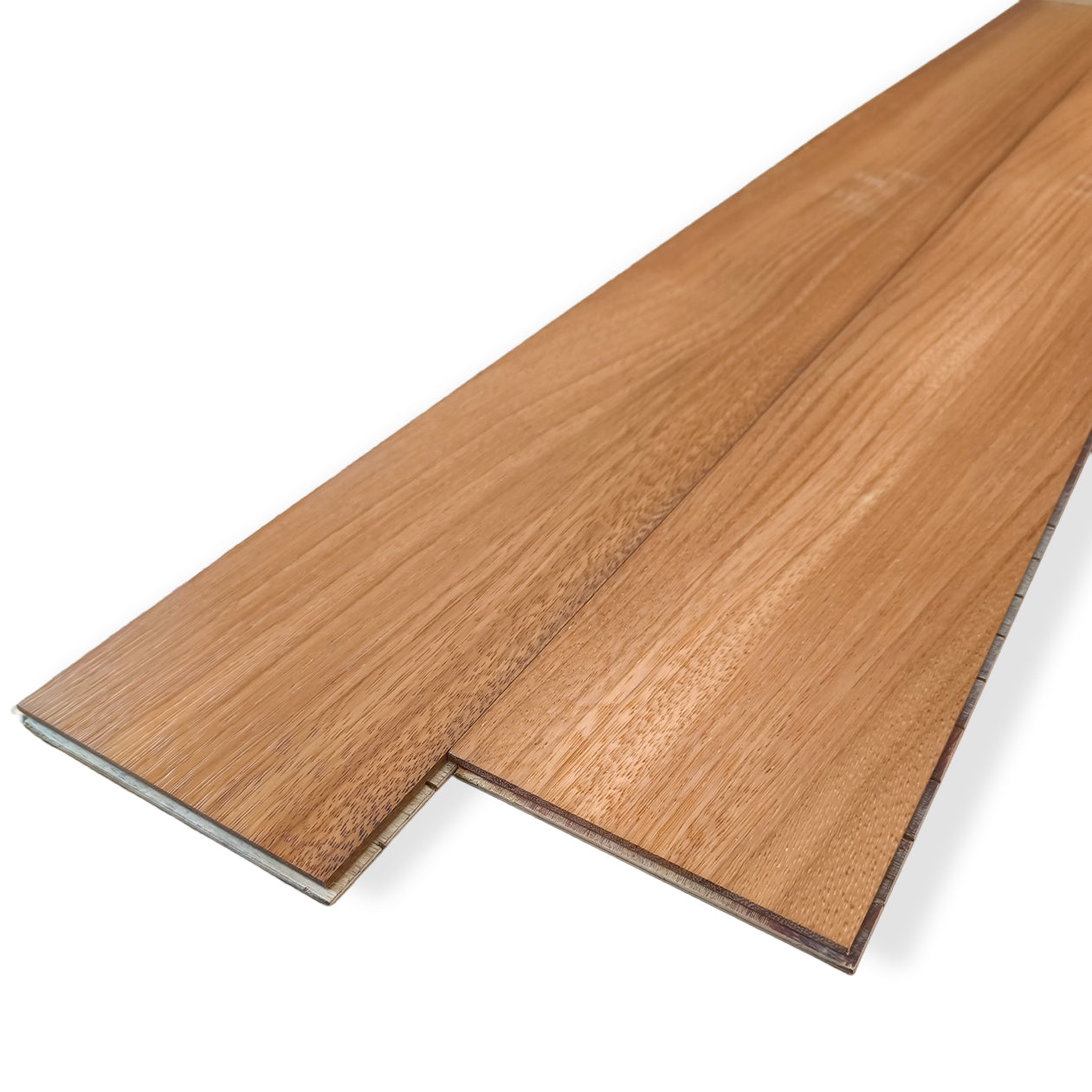 Parquet Prefinito in Doussié Gold Garbelotto Spazzolato Verniciato Opaco Senza Bisello 10x140x1480/1780 mm – Lotto 14 mq