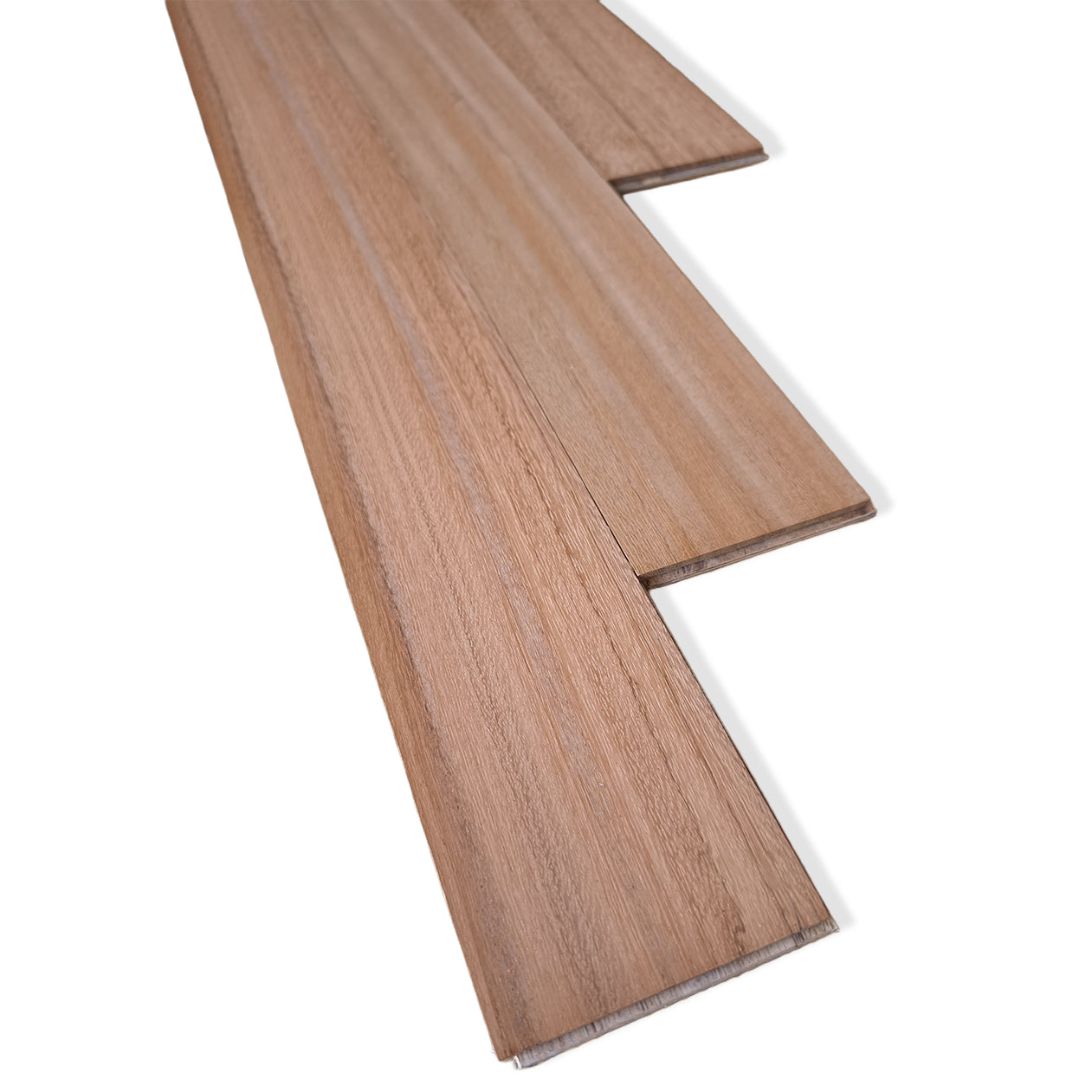 Parquet Prefinito in Doussié Select Garbelotto Prelevigato Grezzo 14x90x800/1400 mm – Lotto 36 mq