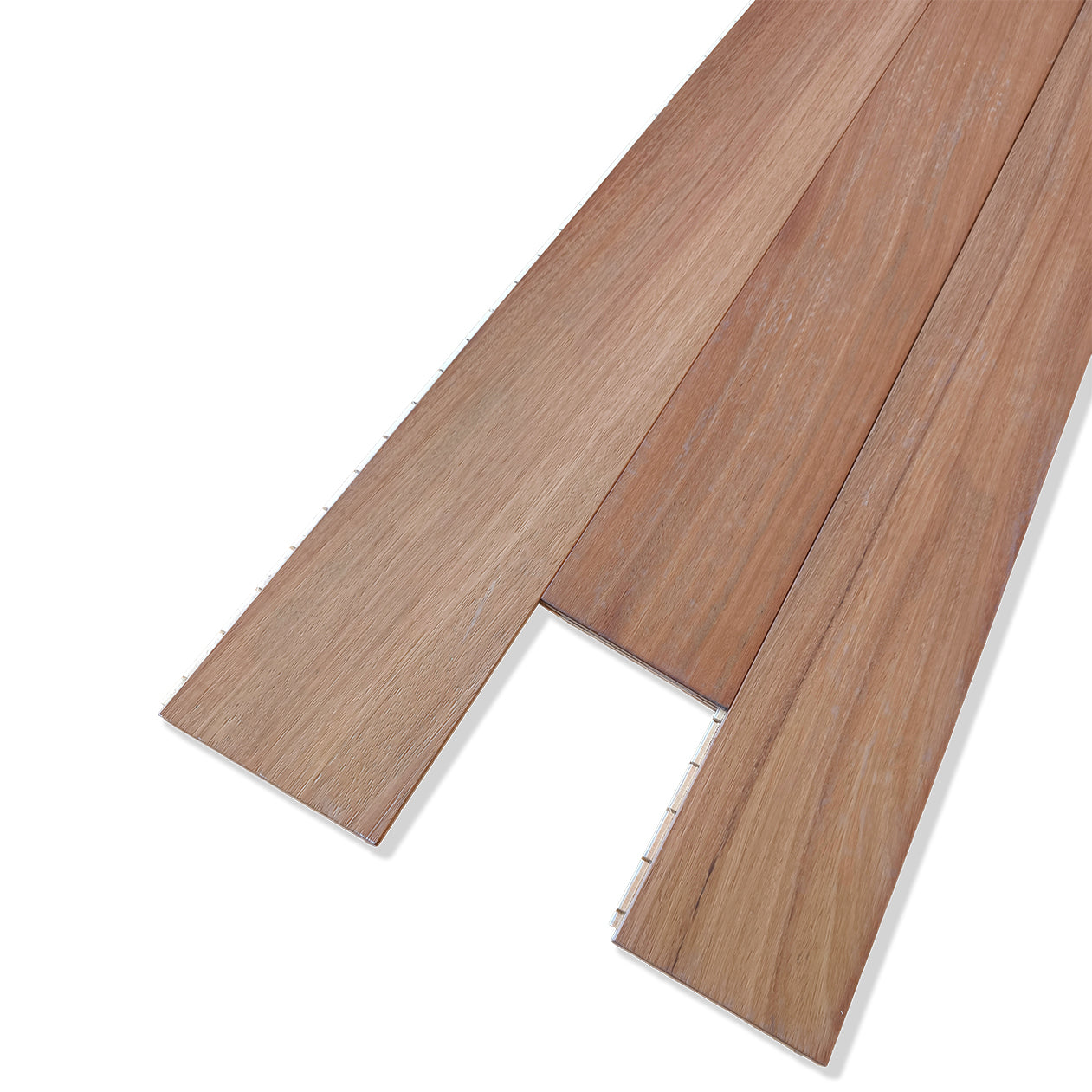 Parquet Prefinito Garbelotto Iroko Largo Spazzolato Verniciato Effetto Grezzo Bisellato 14x140x1500/1780 mm – Lotto 41 mq
