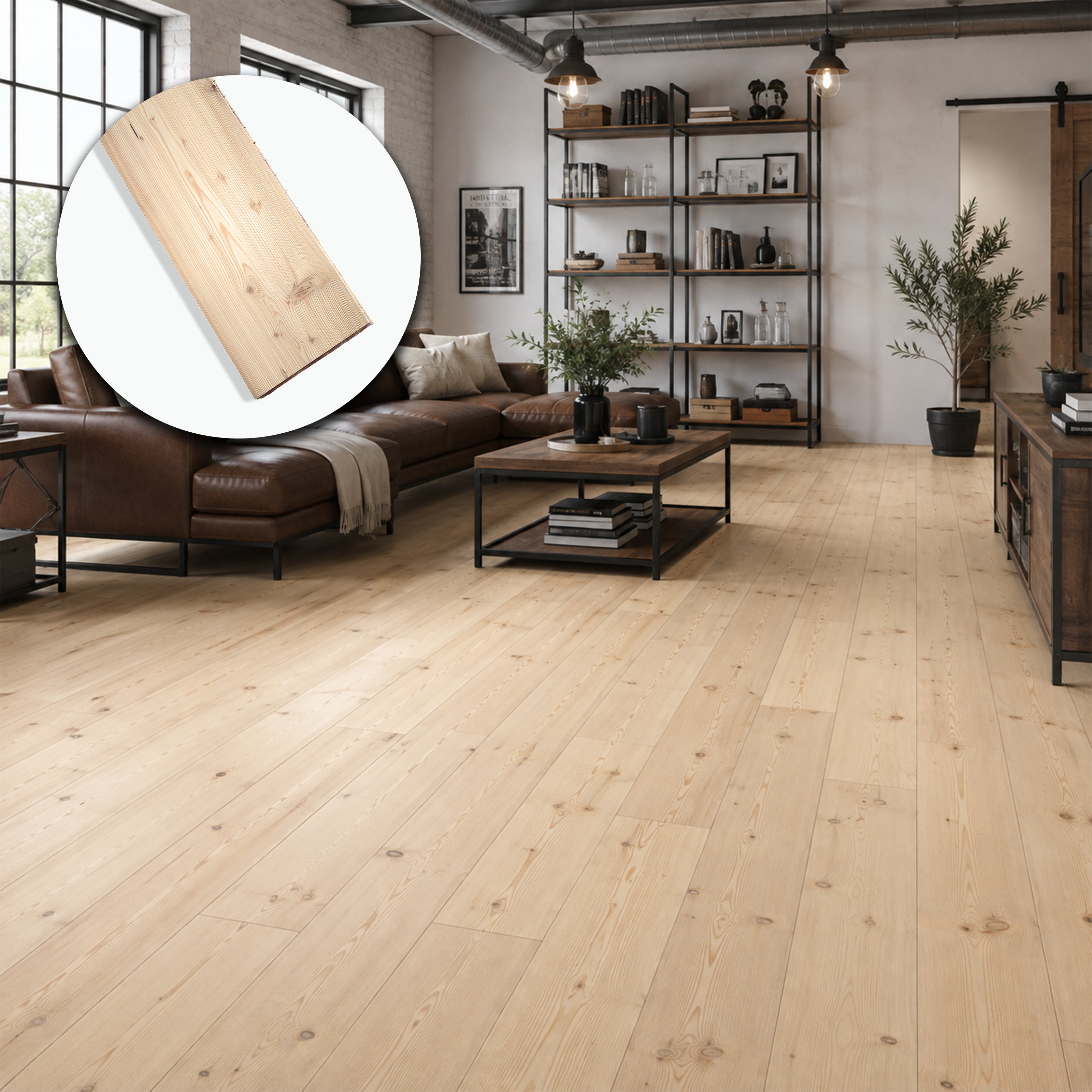 Parquet Prefinito in Larice Garbelotto Maxilistone Spazzolato Verniciato Rustico Bisellato 4 Lati 14x185x1980 mm – Lotto 10 mq