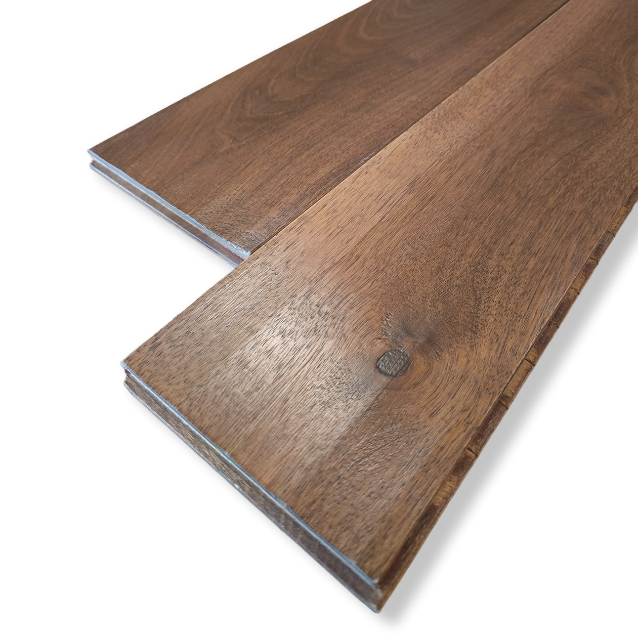 Parquet Prefinito in Noce Rustico Garbelotto Piallato Morciato Anticato Bisellato 4 Lati 14x150x2020 mm – Lotto 16 mq