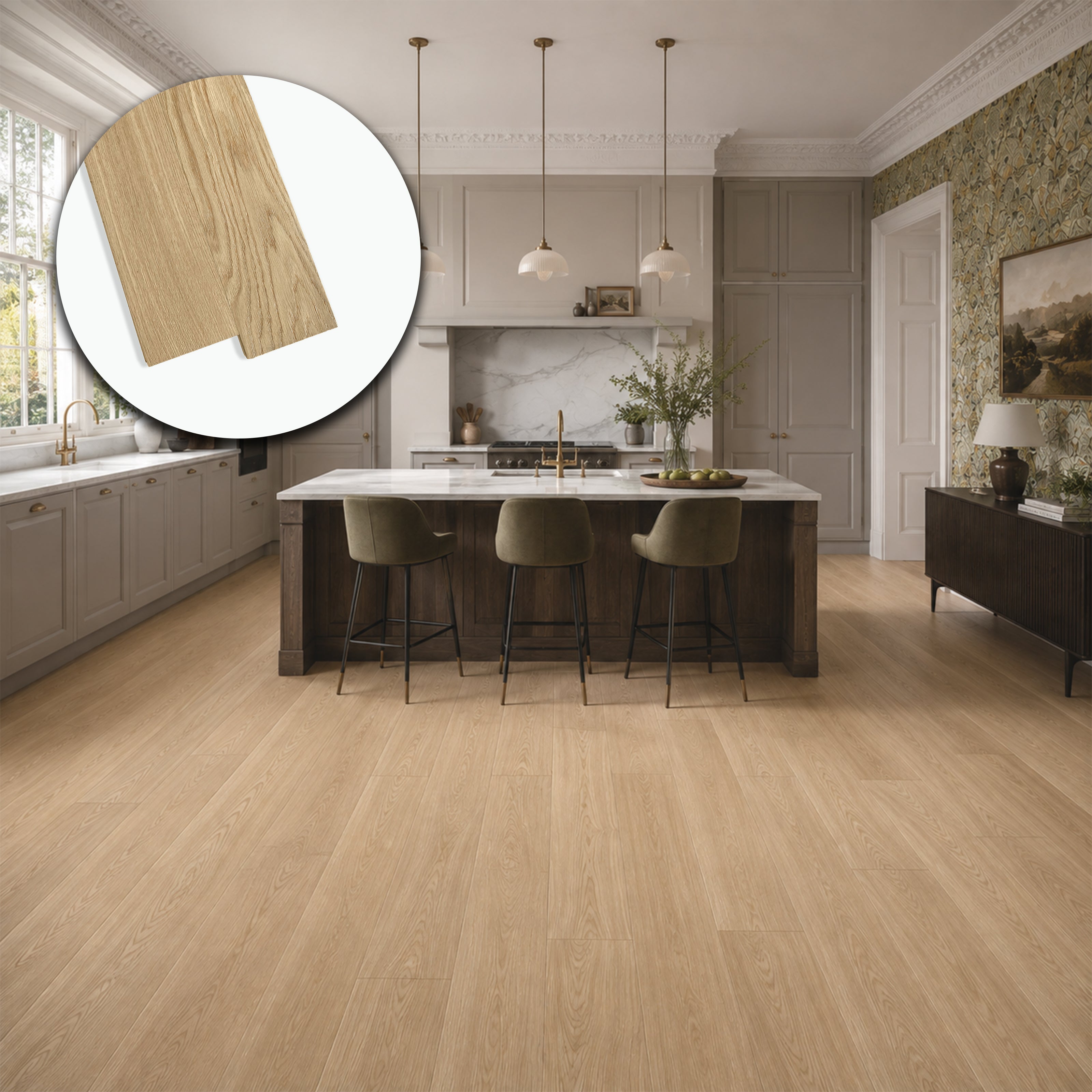 Parquet Prefinito in Rovere Light Grand Garbelotto Spazzolato Verniciato Senza Bisello 9x120x800/1710 mm – Lotto 15 mq