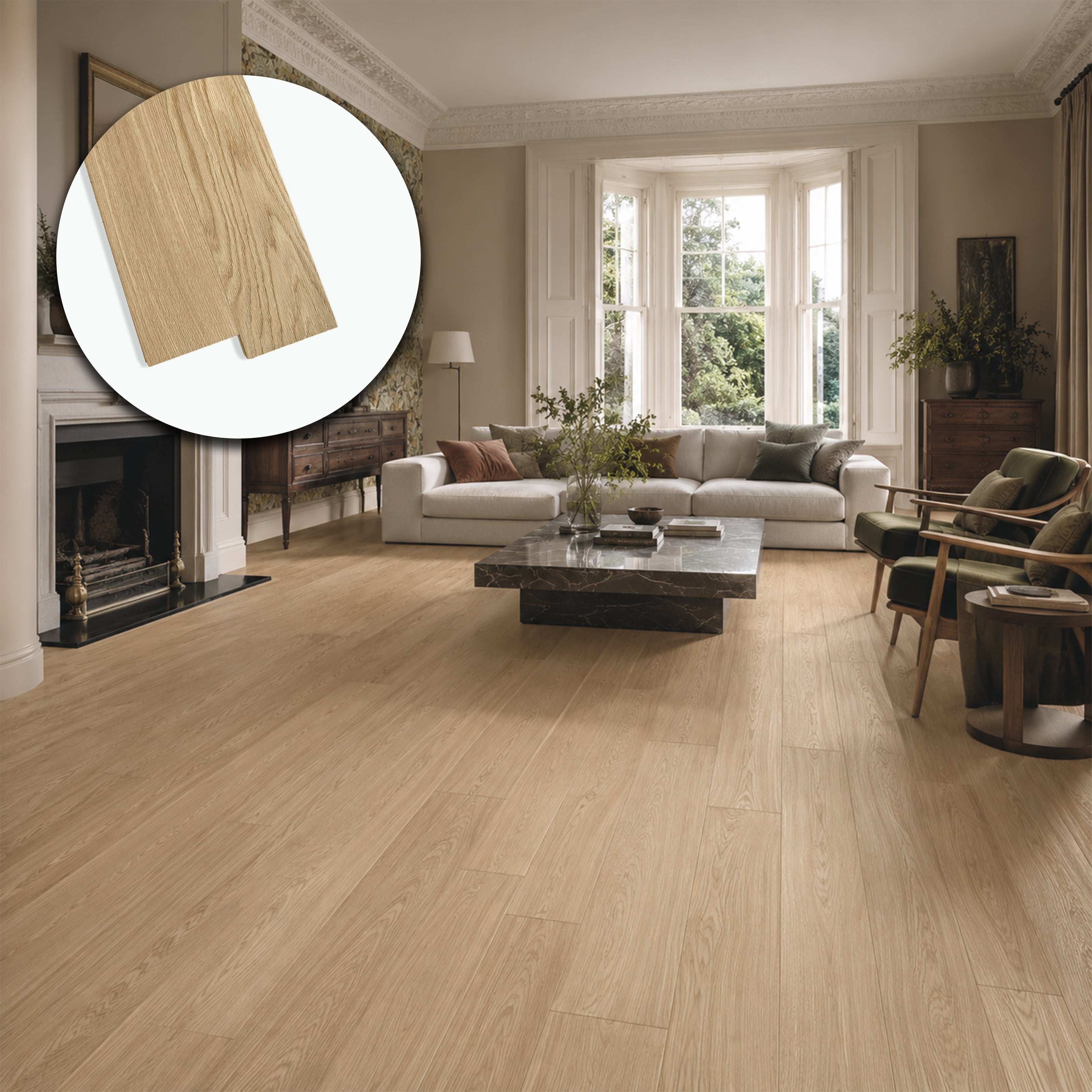 Parquet Prefinito in Rovere Light Grand Garbelotto Spazzolato Verniciato Senza Bisello 9x120x800/1710 mm – Lotto 15 mq
