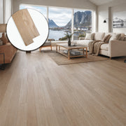 Parquet Prefinito in Rovere Light Garbelotto Maxi Liscio Olio Naturale Senza Bisello 9x90x600/1000 mm – Lotto 15 mq