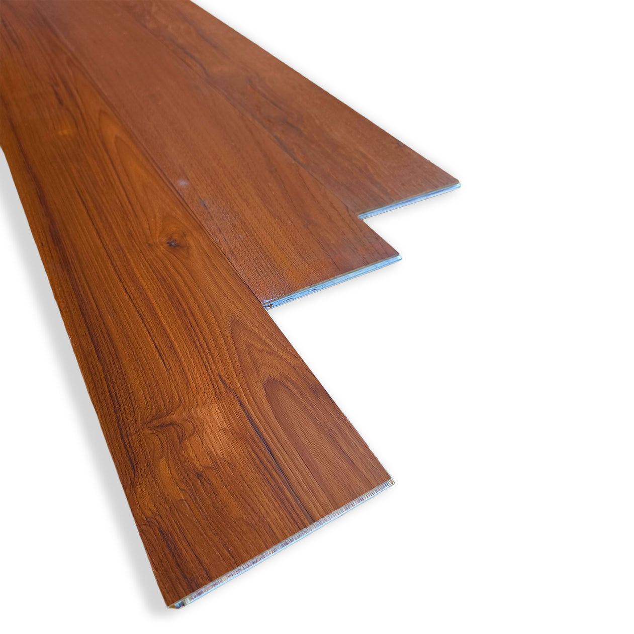 Parquet Prefinito Garbelotto in Teak Verniciato Effetto Olio Naturale Spazzolato Senza Bisello 10x143x1200/1500 mm – Lotto 17 mq