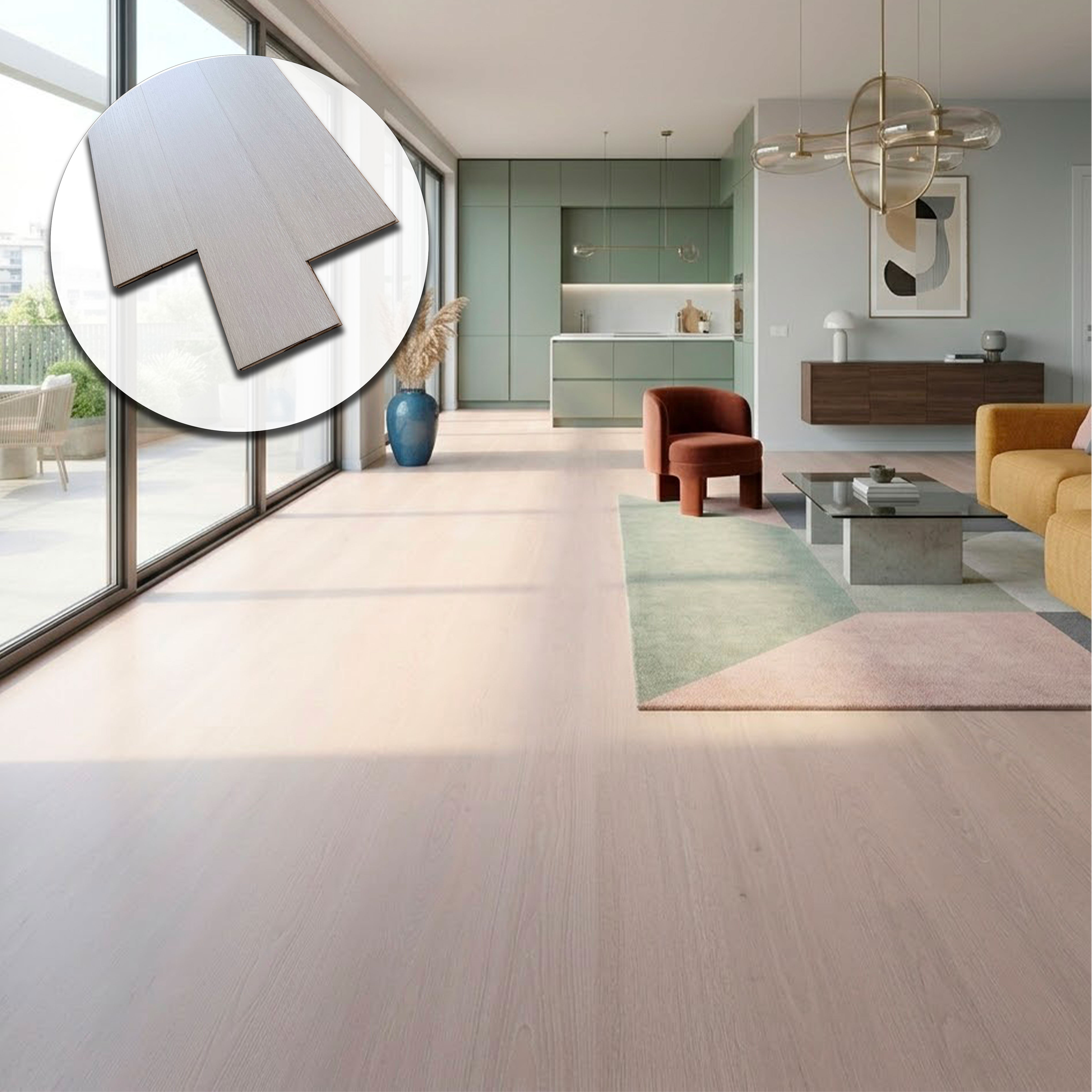 €29,99MQ *STOCK LUXURY* Lotti da 92mq Listoni in Rovere sbiancato RIGATINO prefinito poro aperto ANTIGRAFFIO 10x165x1210mm